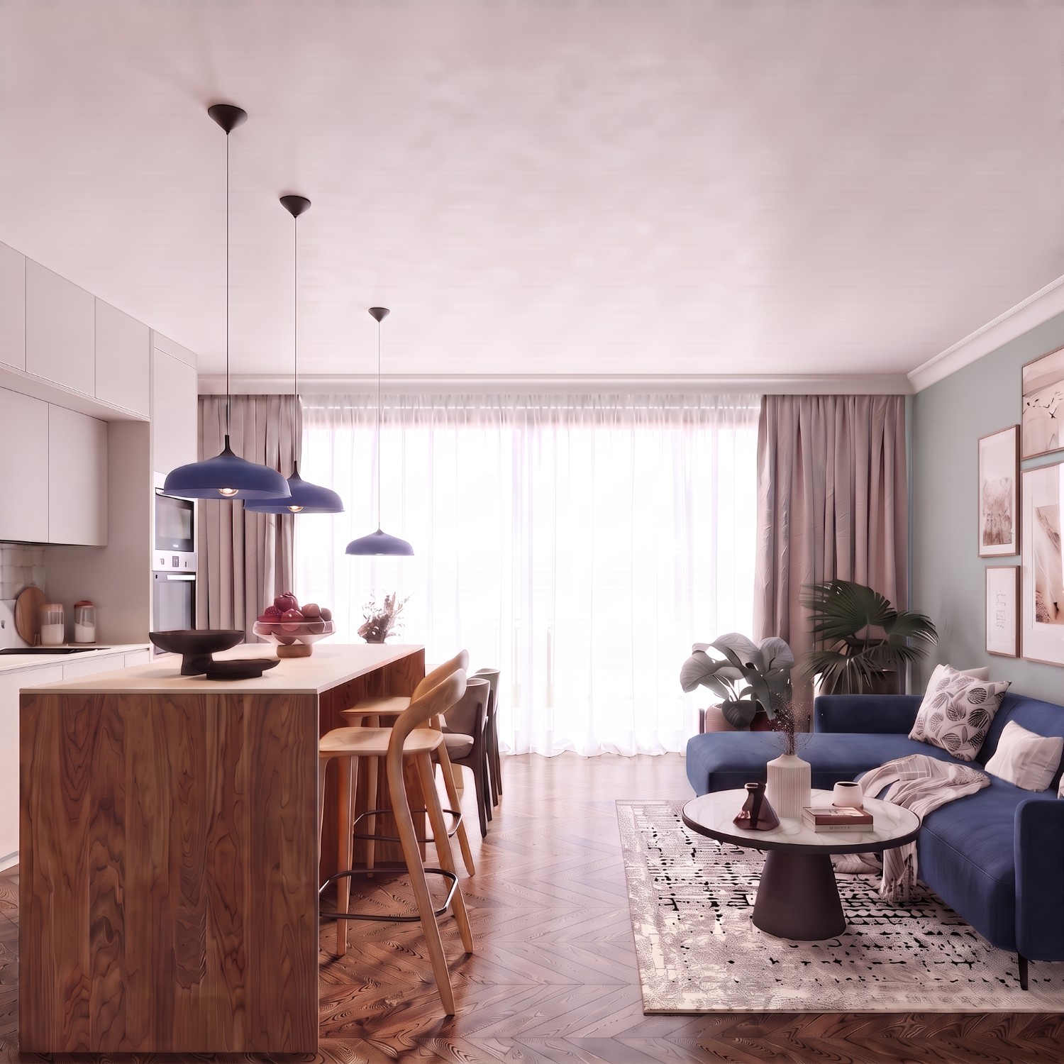 Pendant Lamp Gina Ultramarine - Thumbnail 13