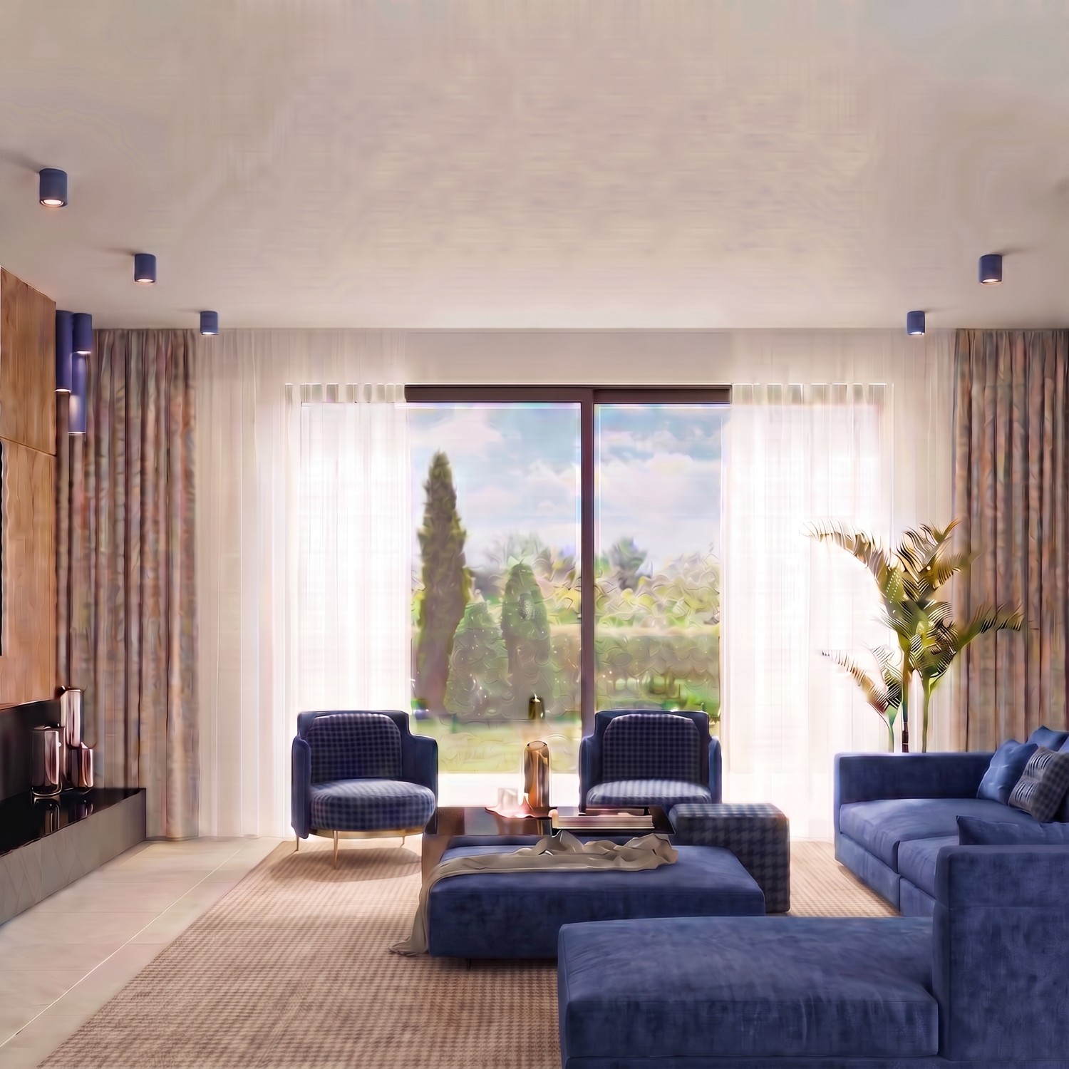 Ceiling Lamp Lagos 10 Ultramarine - Thumbnail 9