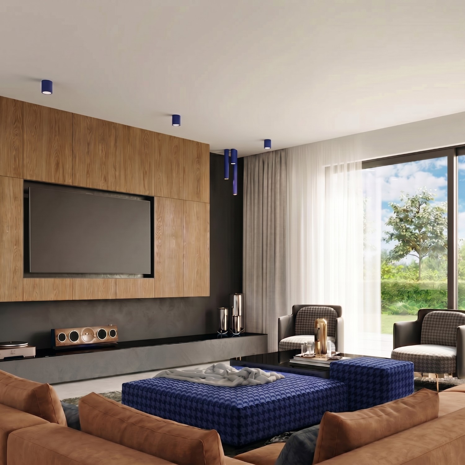 Ceiling Lamp Lagos 20 Ultramarine - Thumbnail 10