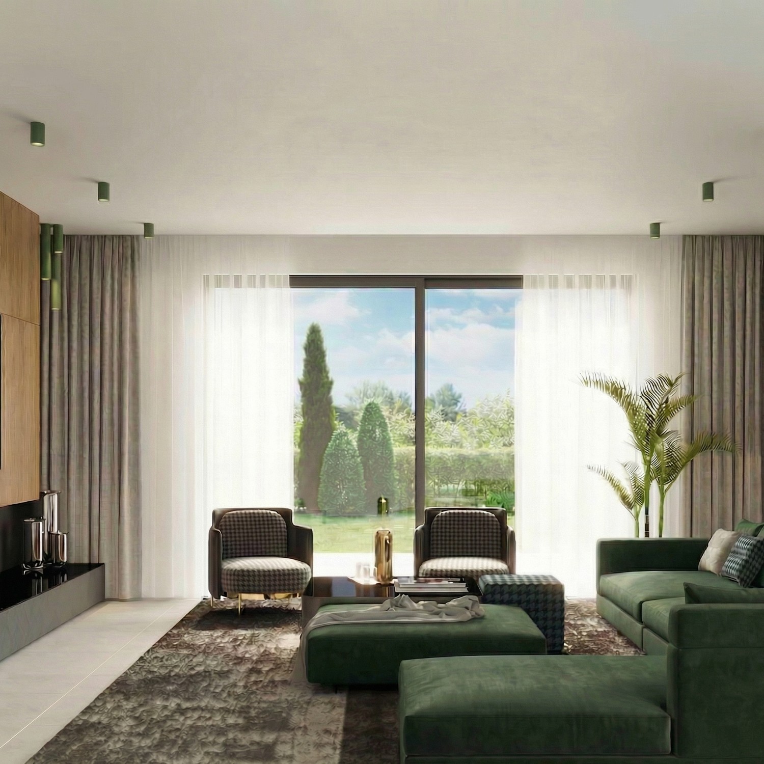 Ceiling Lamp Lagos 20 Olive Green - Thumbnail 9