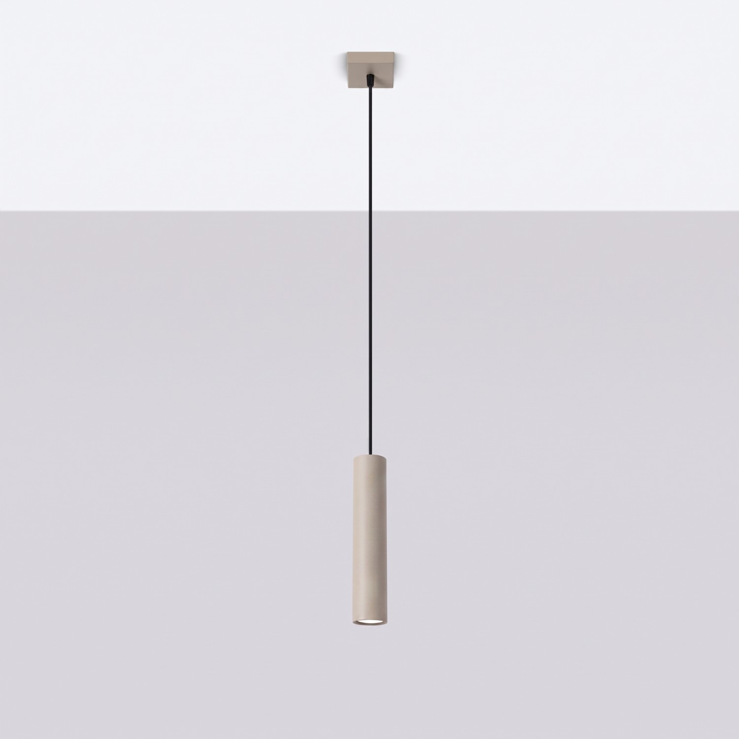 Pendant Lamp Lagos 1 Taupe - Thumbnail 2
