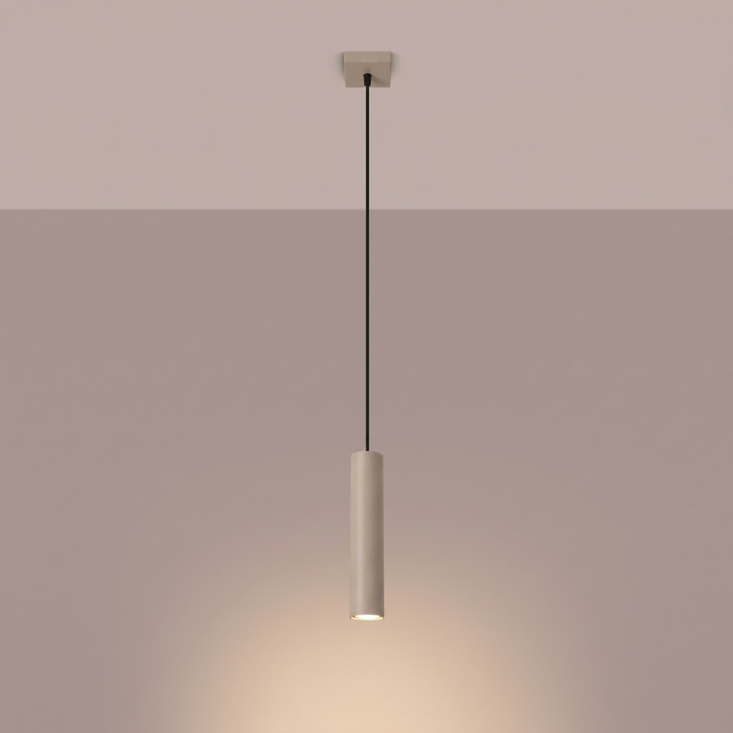 Pendant Lamp Lagos 1 Taupe - Thumbnail 3