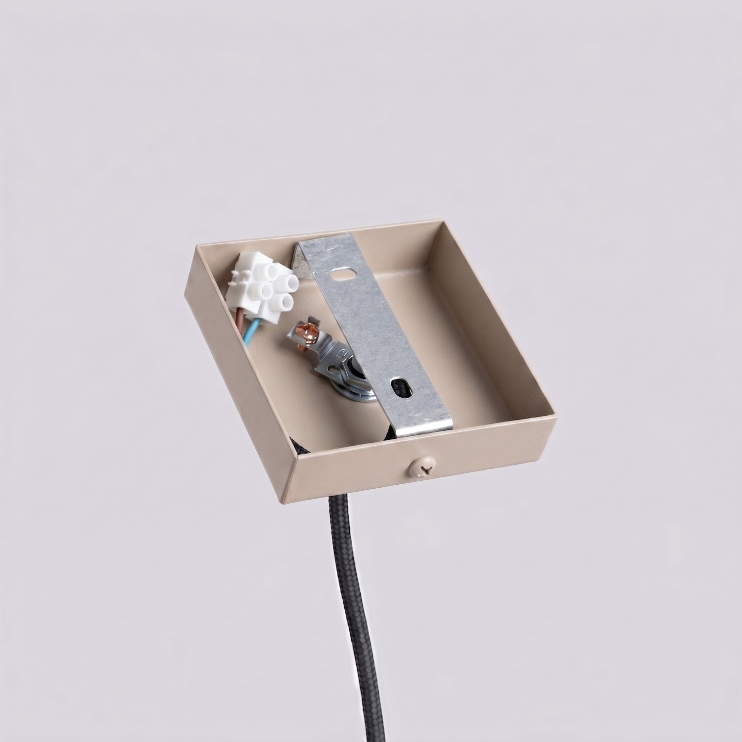 Pendant Lamp Lagos 1 Taupe - Thumbnail 4