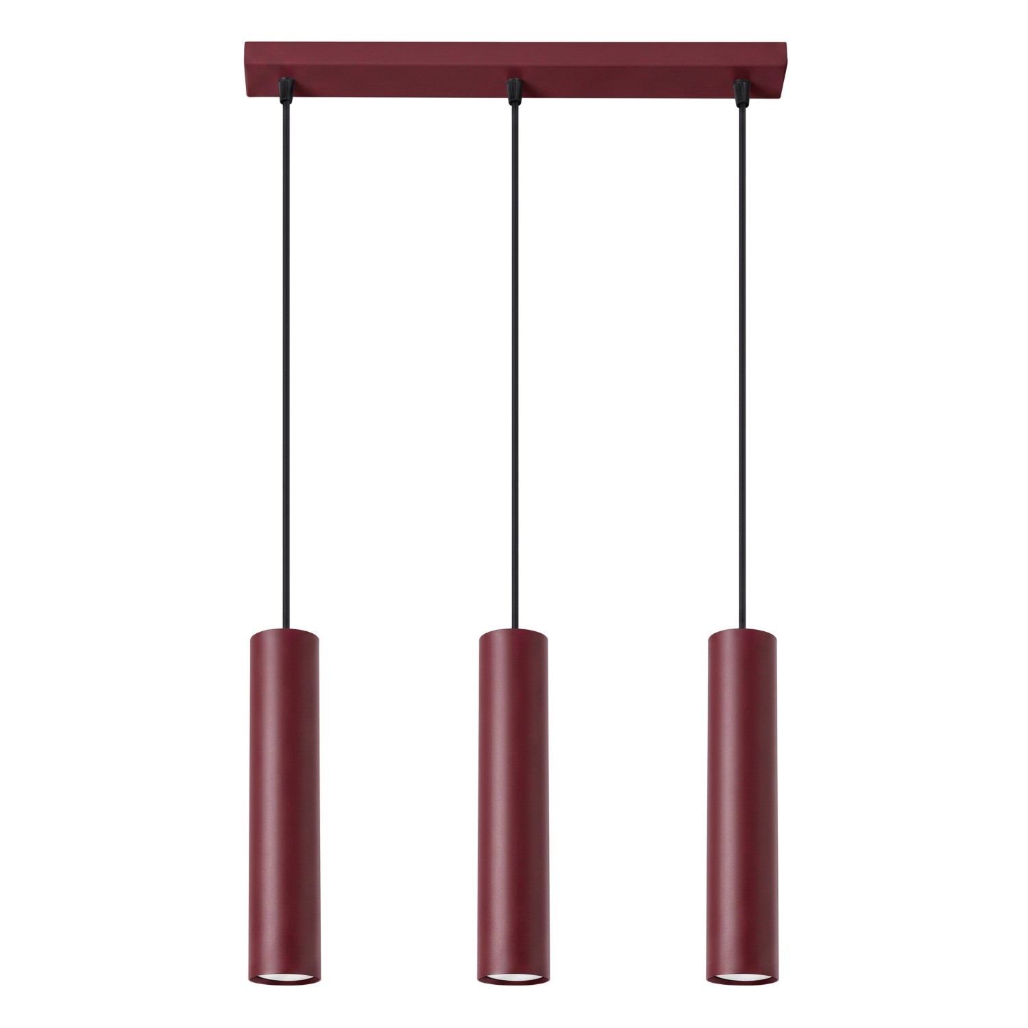 Pendant Lamp Lagos 3L Burgundy