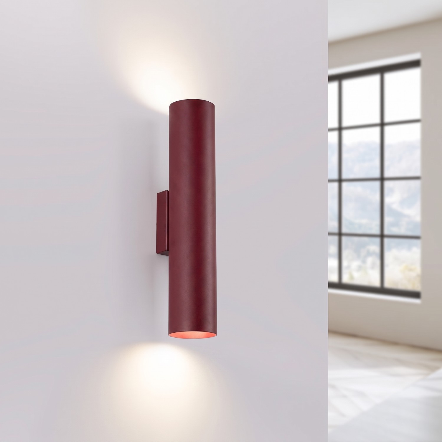 Wall Lamp Lagos Burgundy - Thumbnail 3