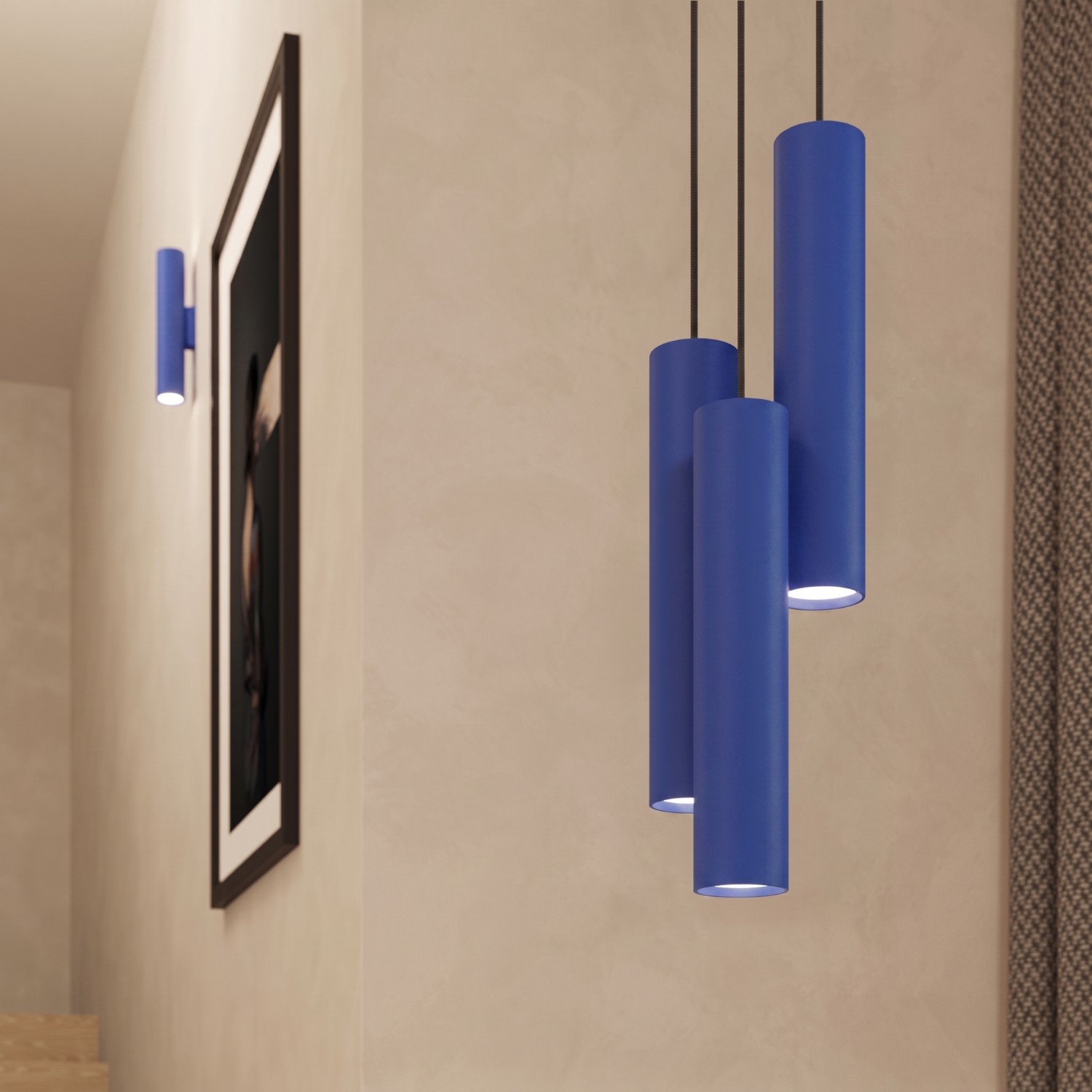 Pendant Lamp Lagos 3L Ultramarine - Thumbnail 11