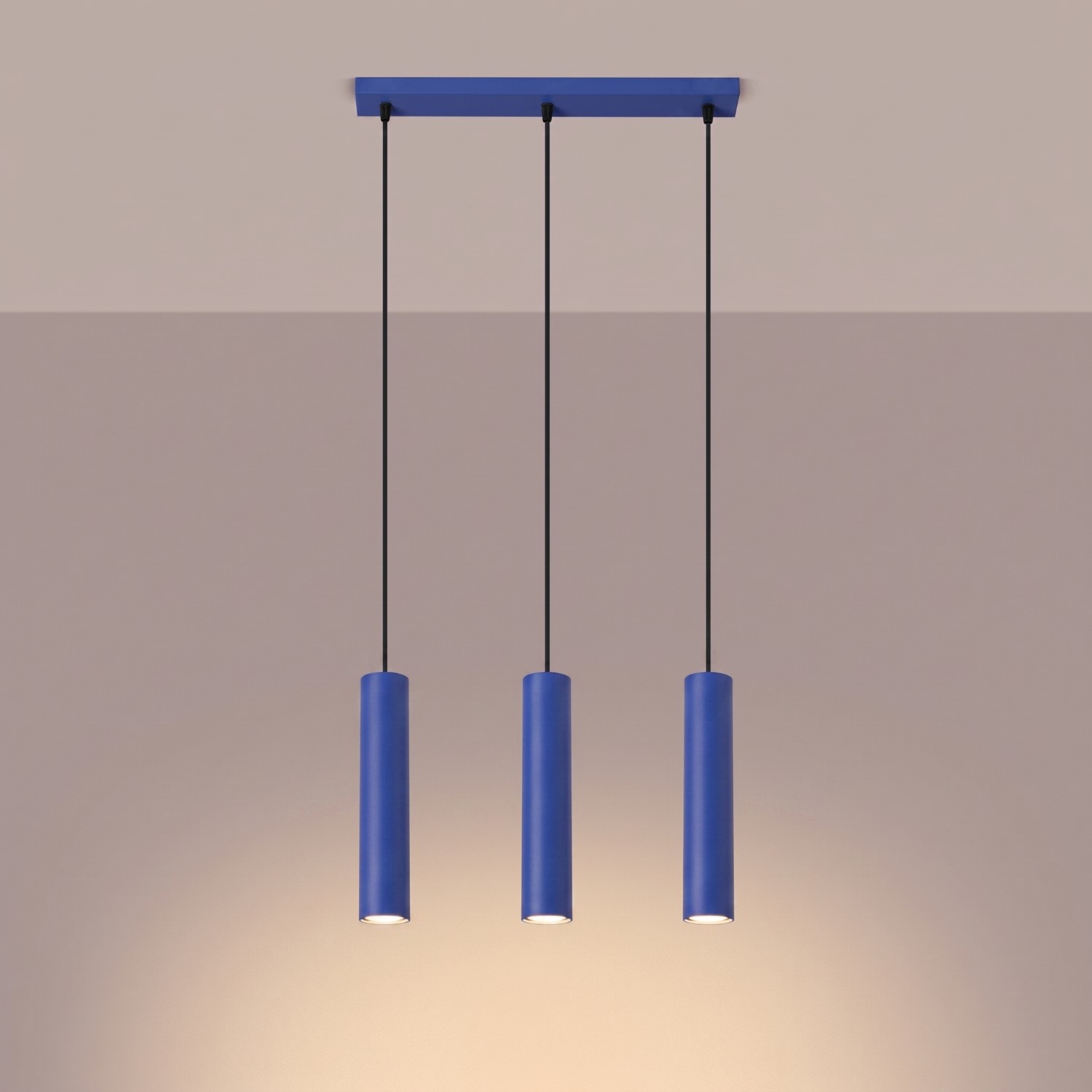 Pendant Lamp Lagos 3L Ultramarine - Thumbnail 3