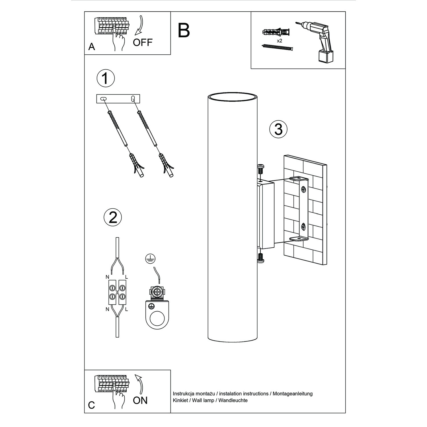 Wall Lamp Lagos Ultramarine - Thumbnail 8