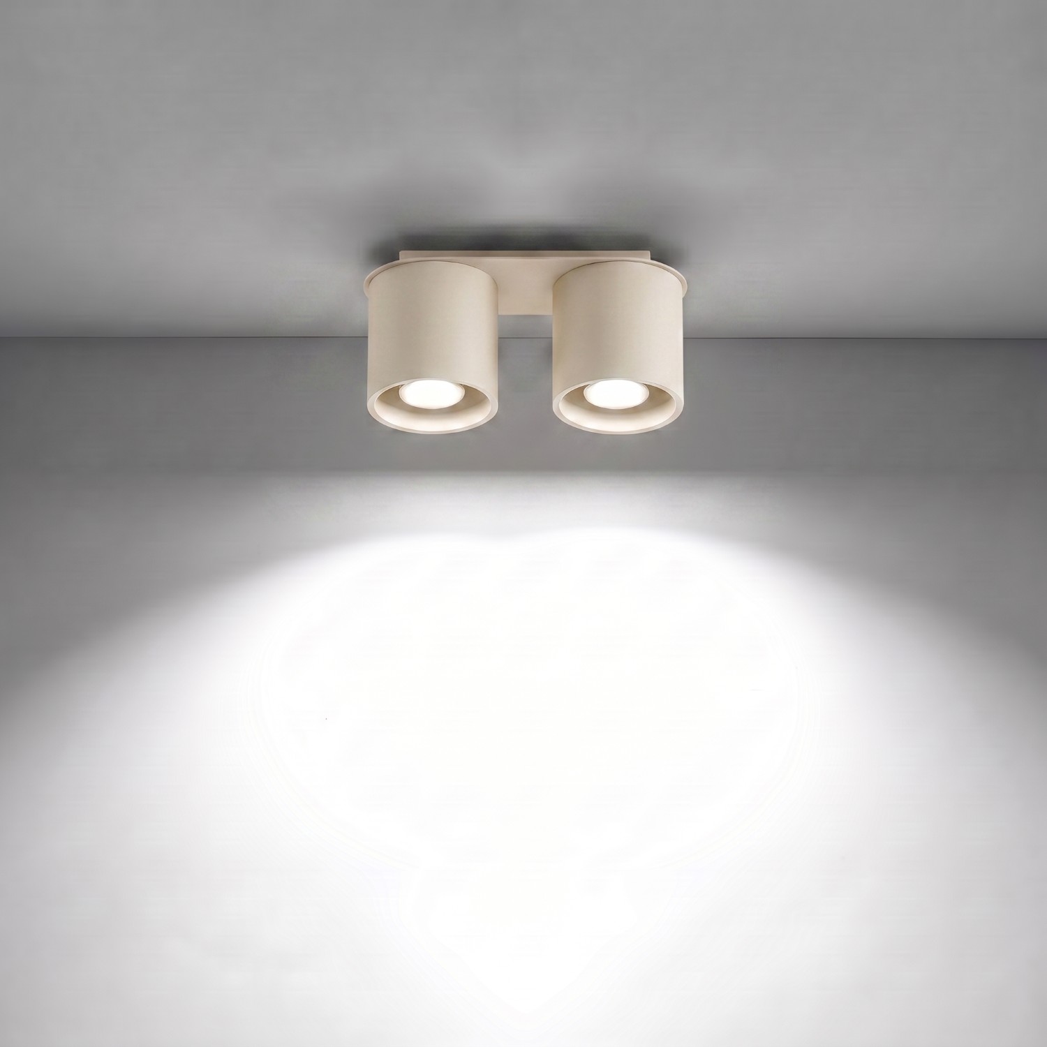 Ceiling Lamp Orbis 2 Beige - Thumbnail 3