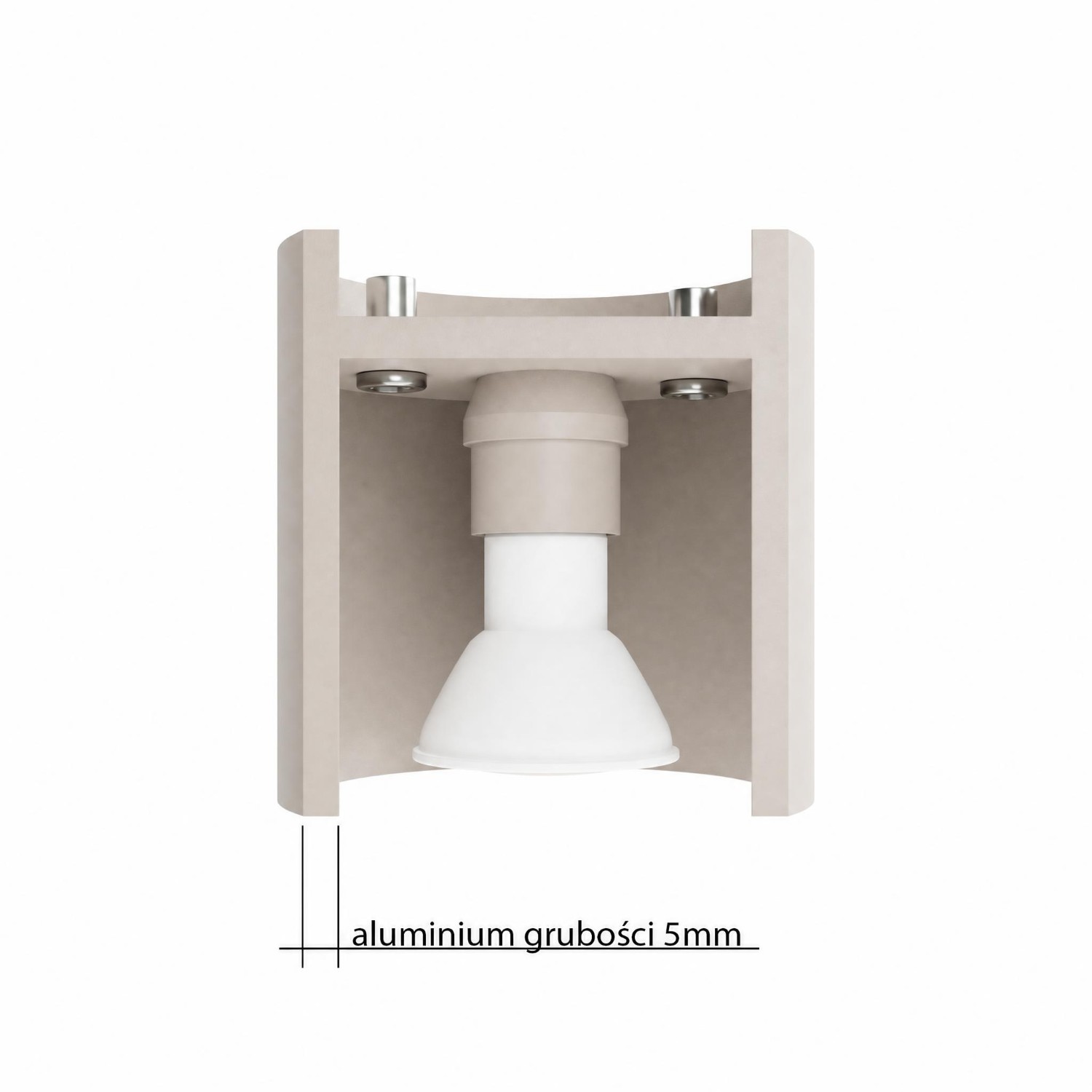 Wall Lamp Orbis 1 Taupe - Thumbnail 9
