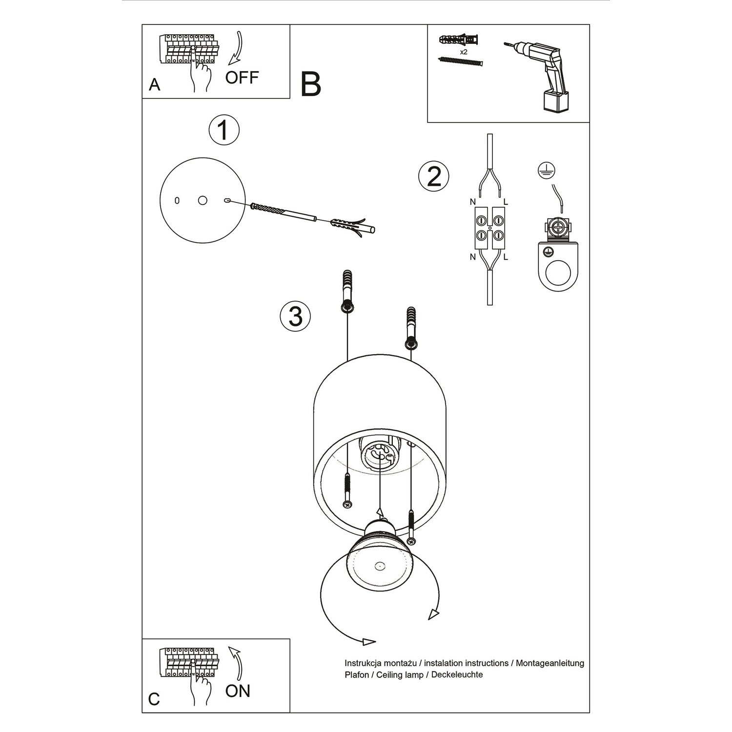 Ceiling Lamp Orbis 1 Red Ochre - Thumbnail 11