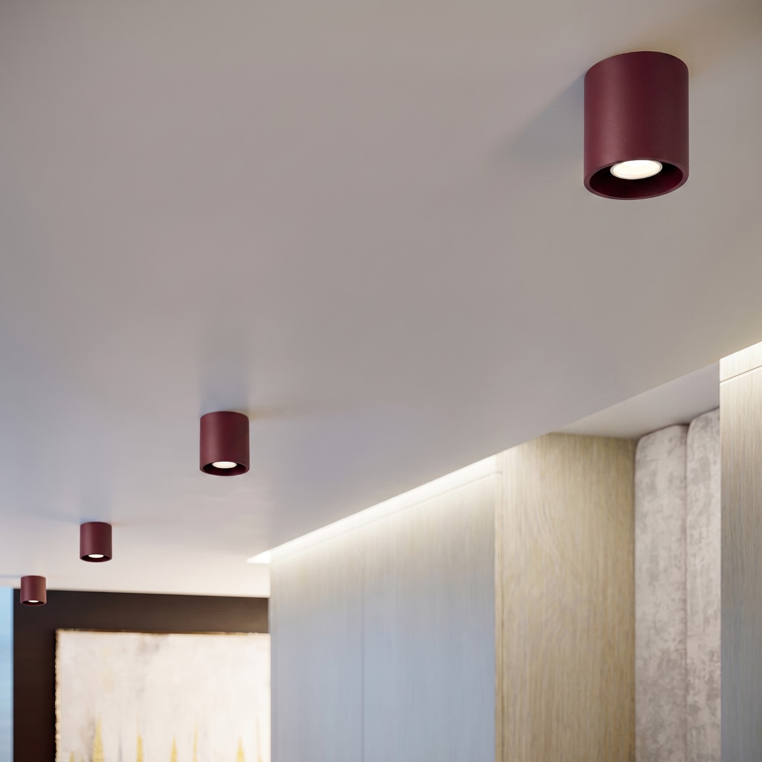 Ceiling Lamp Orbis 1 Burgundy - Thumbnail 12