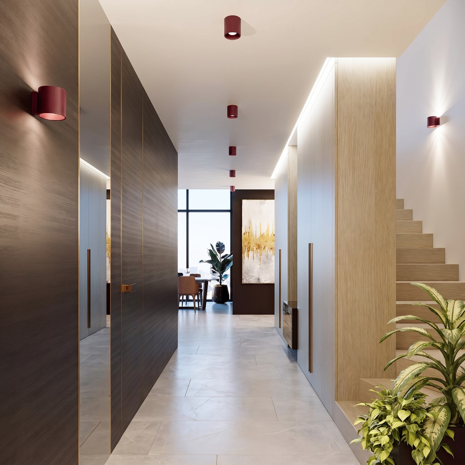 Ceiling Lamp Orbis 1 Burgundy - Thumbnail 13