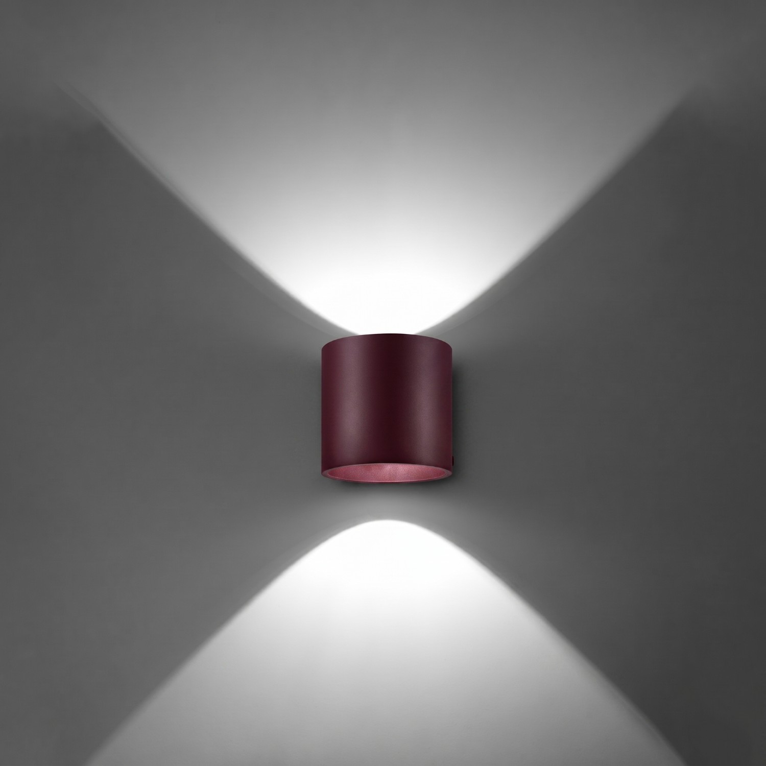 Wall Lamp Orbis 1 Burgundy - Thumbnail 3