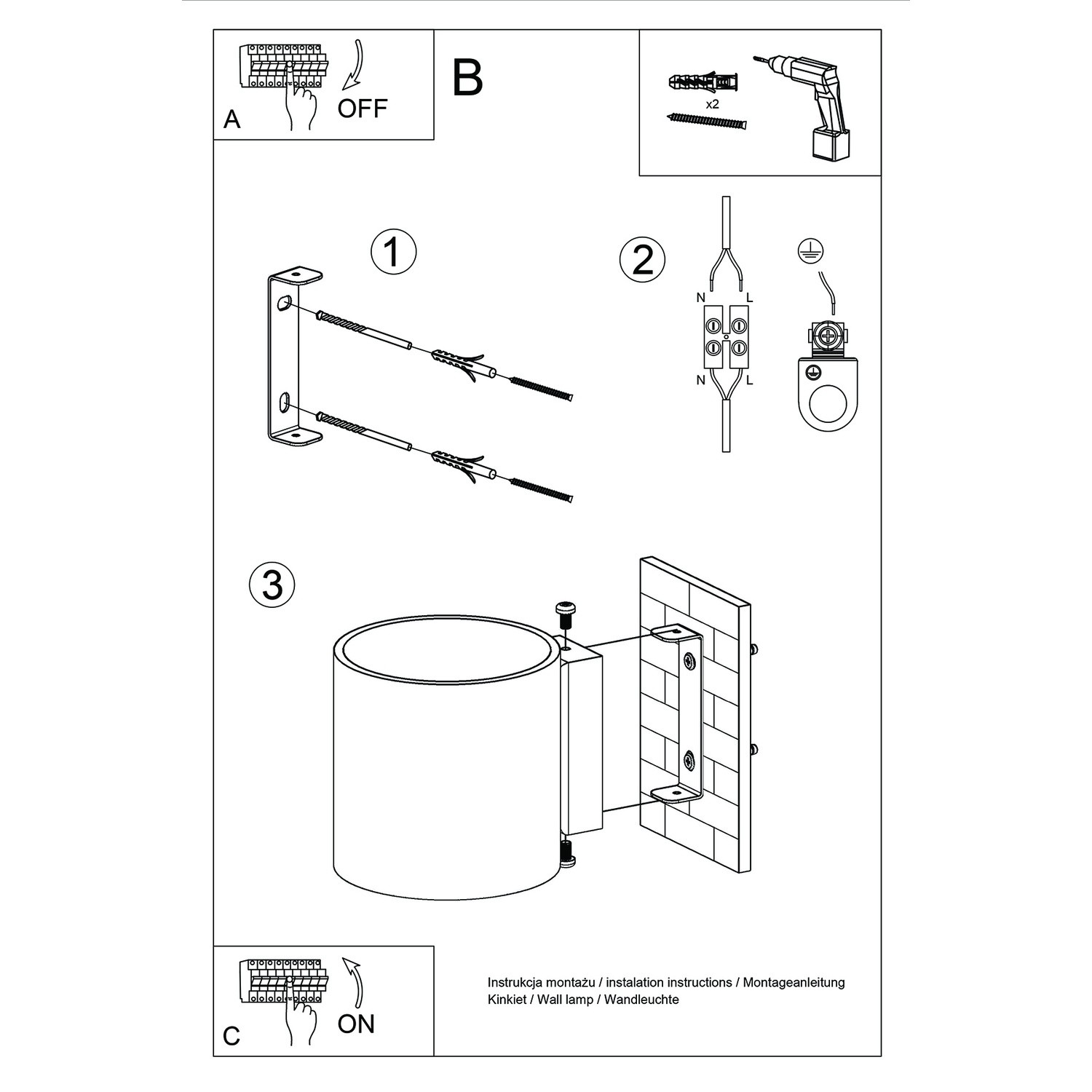 Wall Lamp Orbis 1 Ultramarine - Thumbnail 11