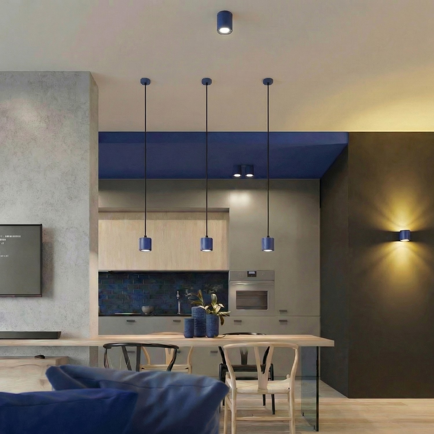 Wall Lamp Orbis 1 Ultramarine - Thumbnail 13