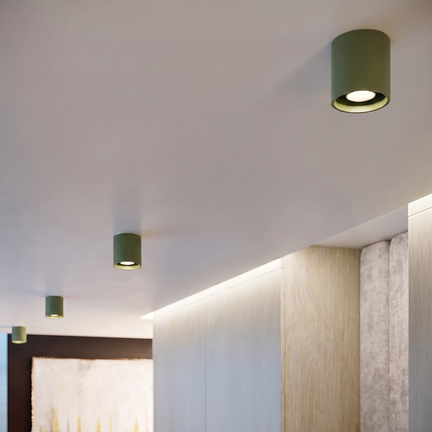 Ceiling Lamp Orbis 1 Olive Green - Thumbnail 12