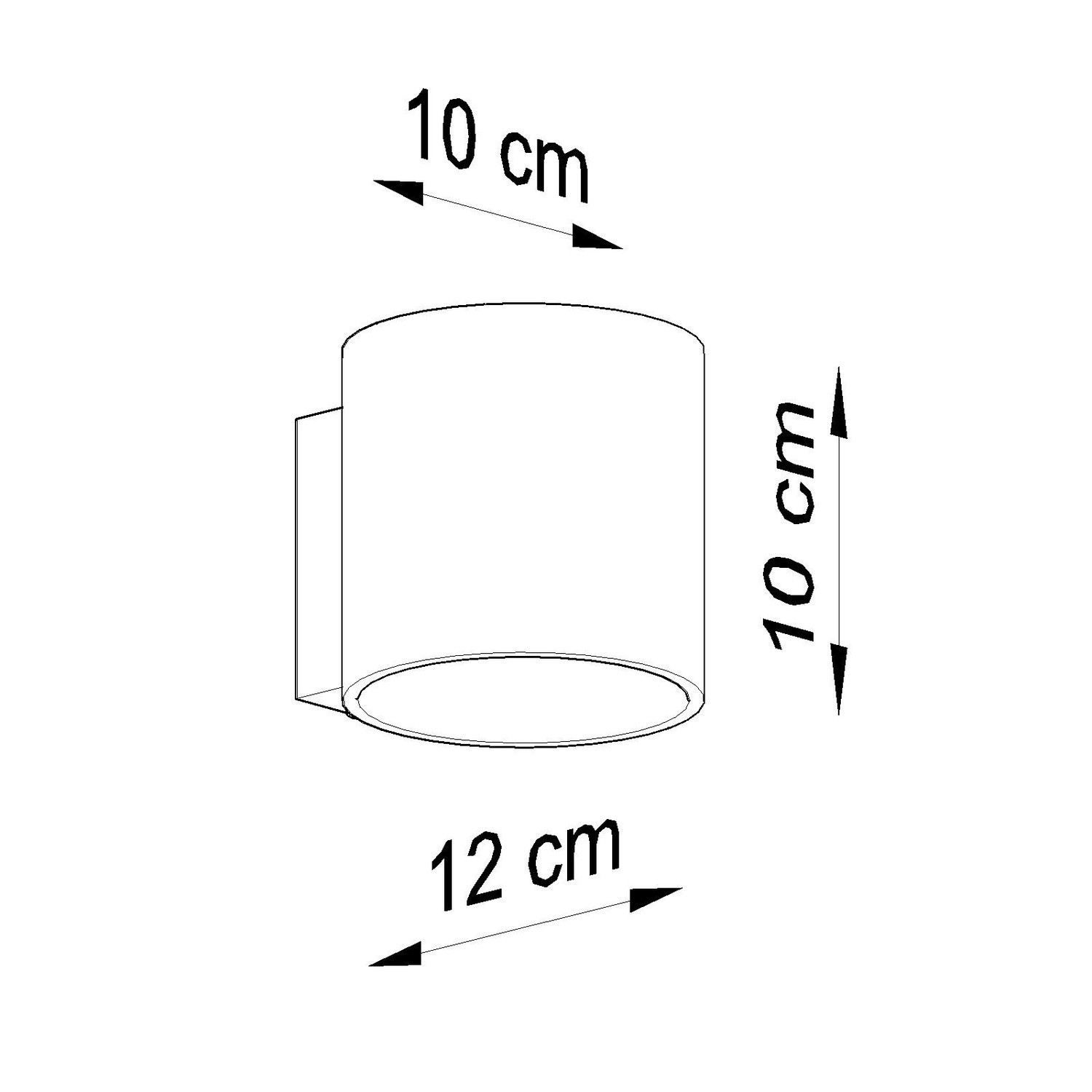 Wall Lamp Orbis 1 Olive Green - Thumbnail 10