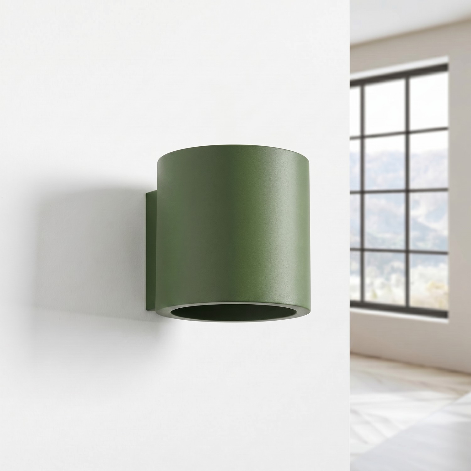 Wall Lamp Orbis 1 Olive Green - Thumbnail 2