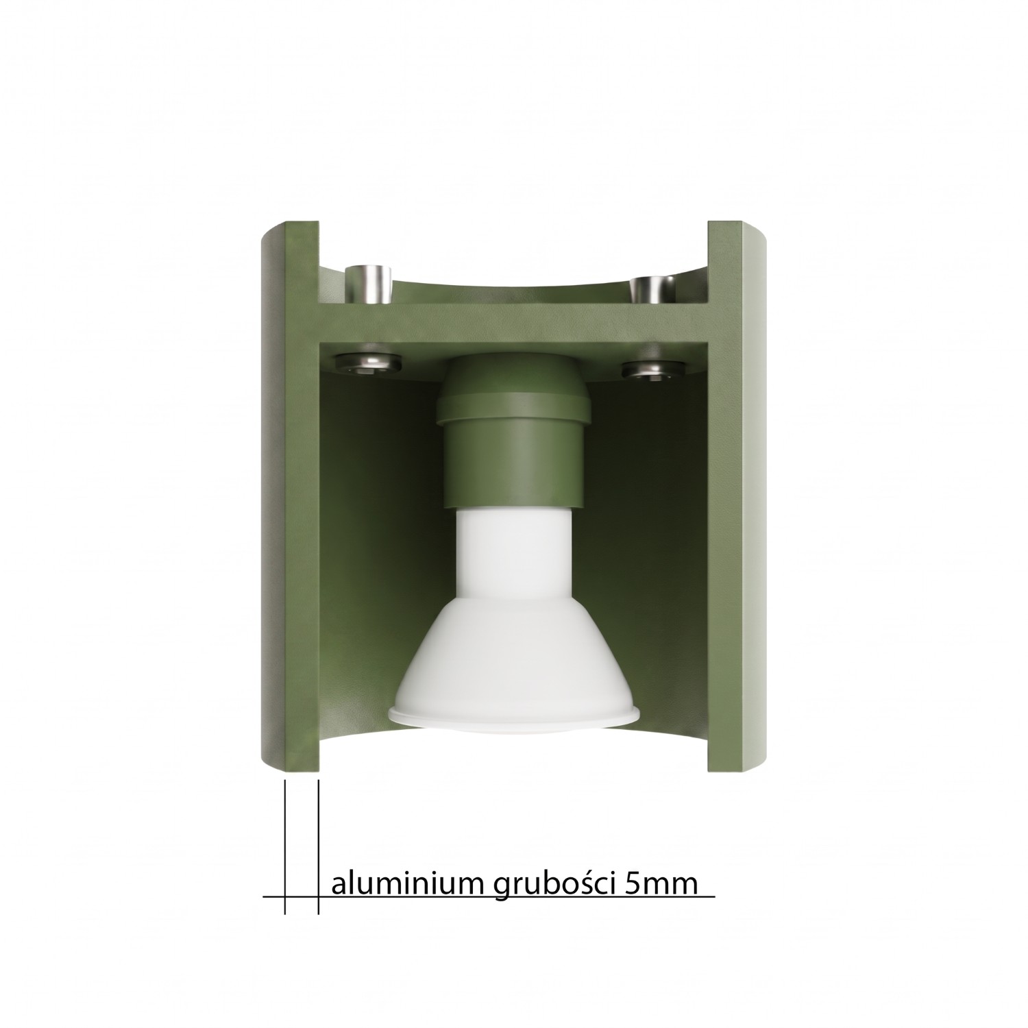 Wall Lamp Orbis 1 Olive Green - Thumbnail 9
