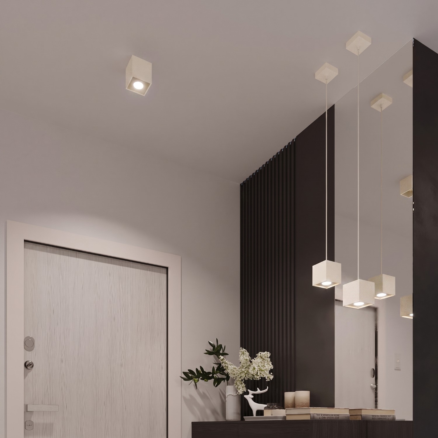 Wall Lamp Quad 1 Beige - Thumbnail 12