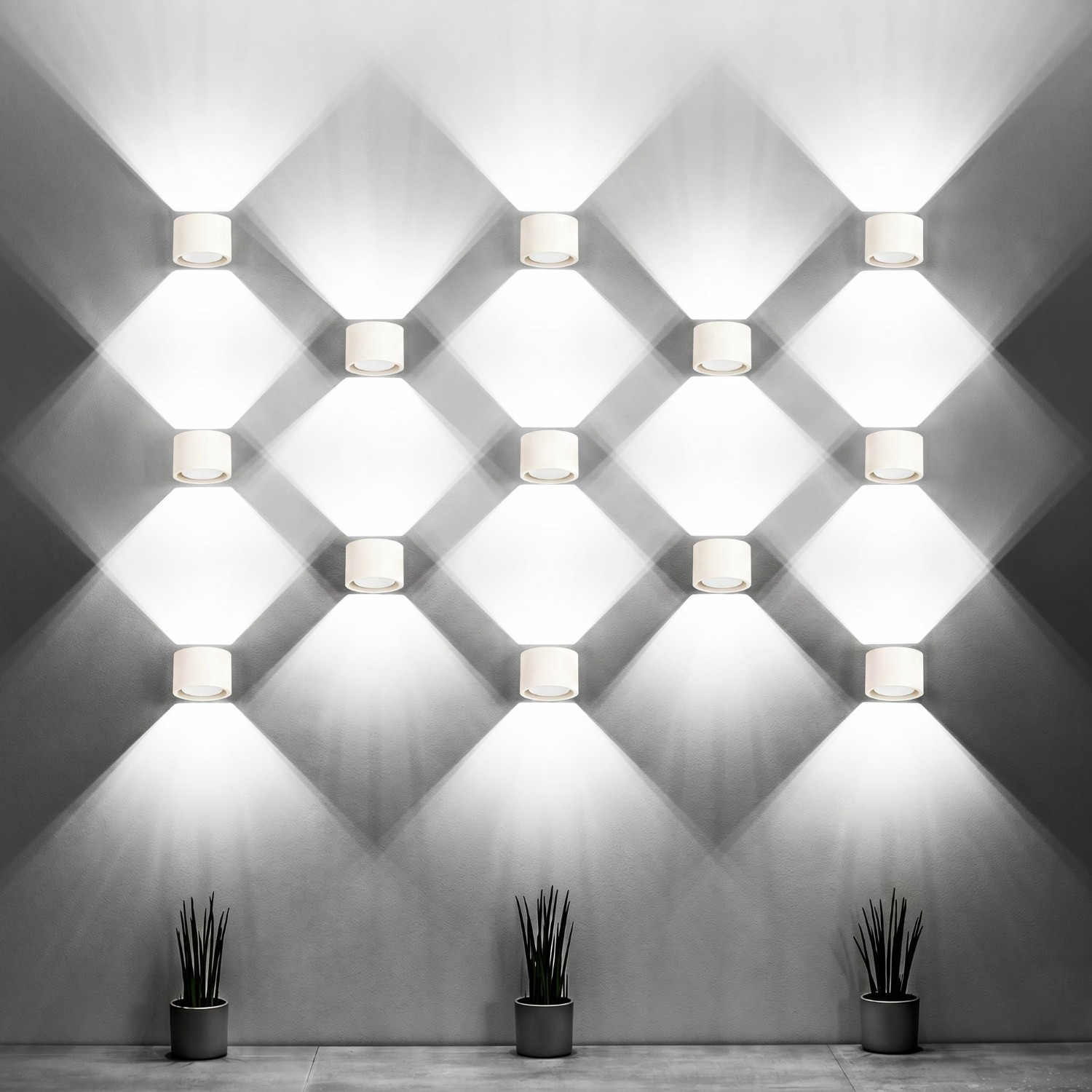 Wall Lamp Quad 1 Beige - Thumbnail 4