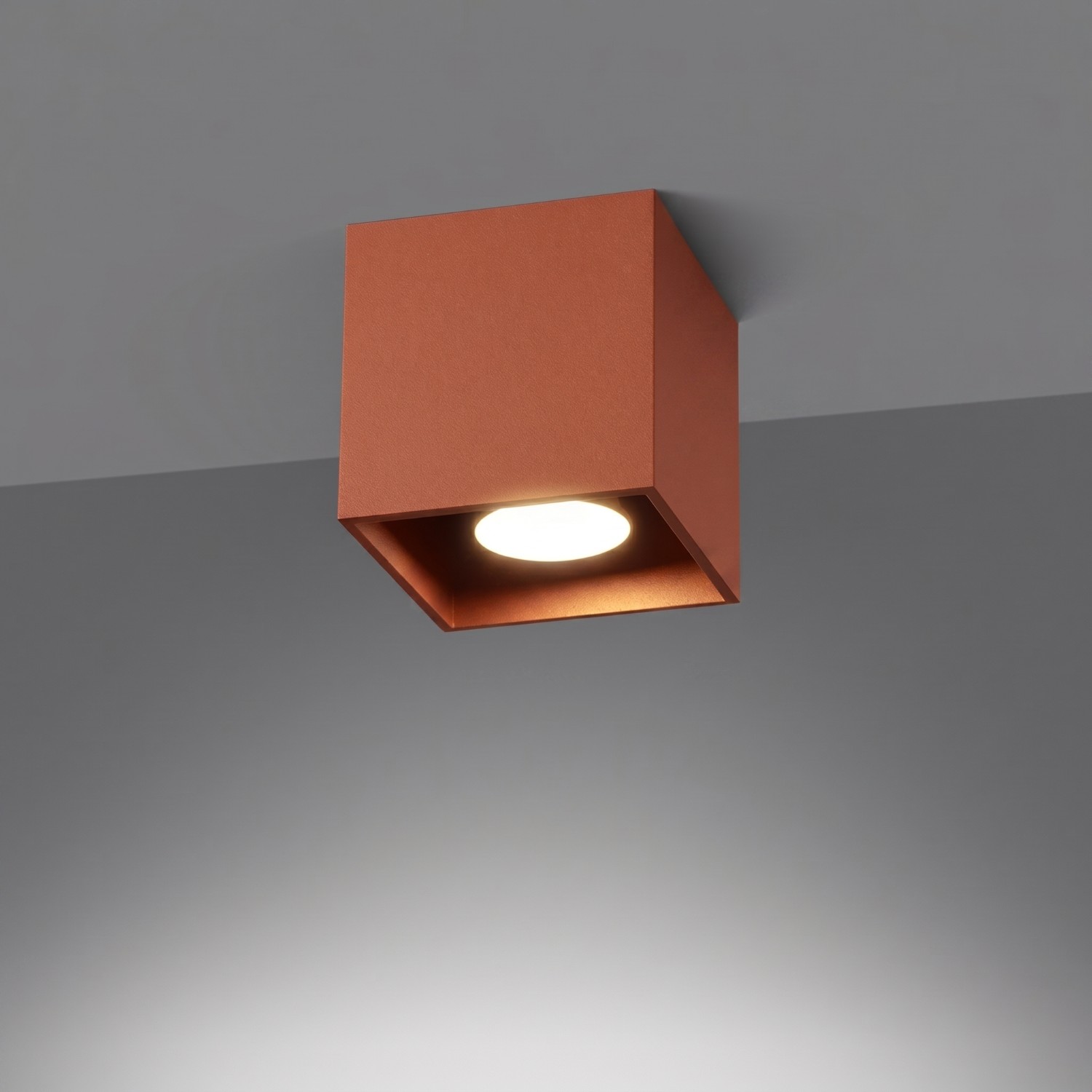 Ceiling Lamp Quad 1 Red Ochre - Thumbnail 3