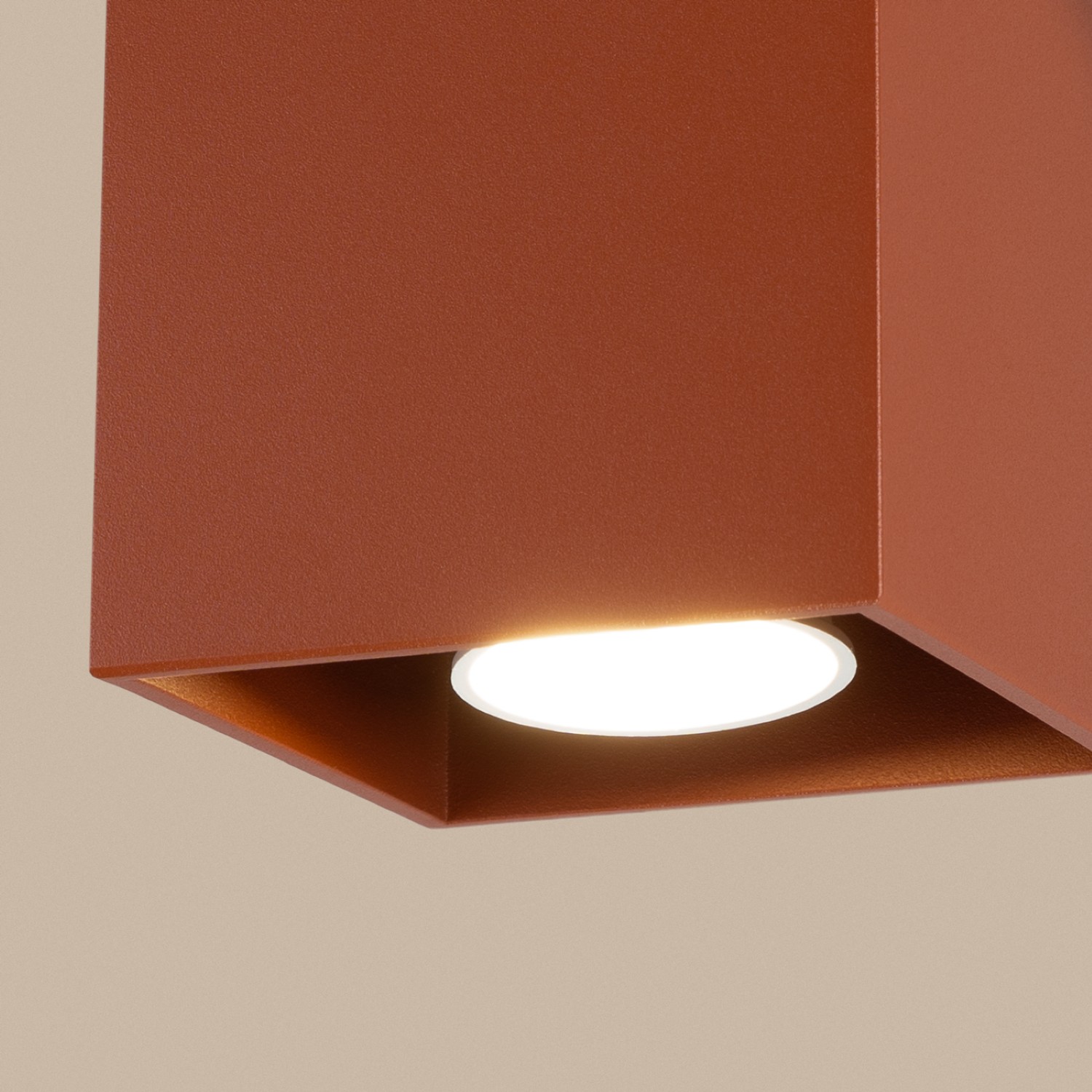 Ceiling Lamp Quad 1 Red Ochre - Thumbnail 6