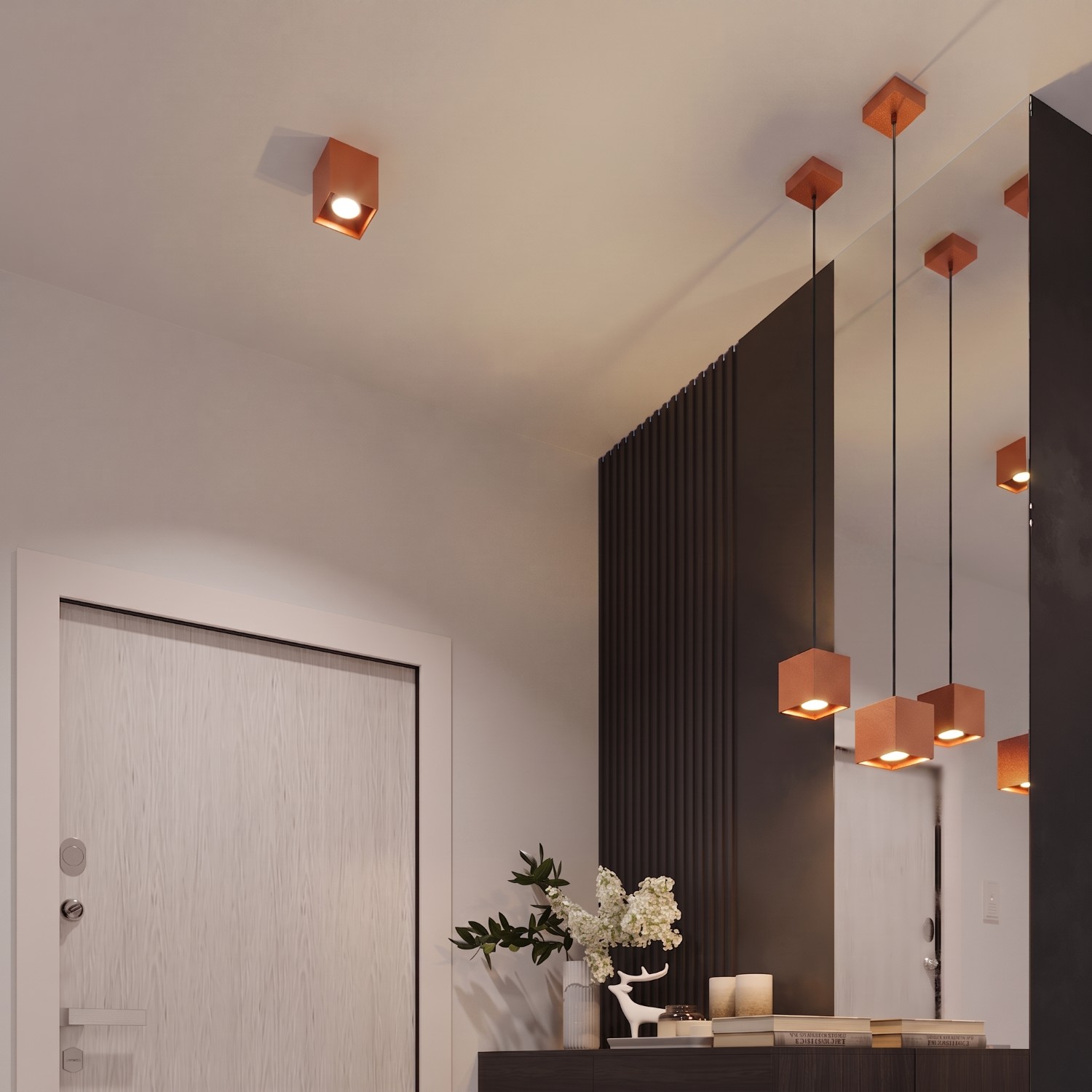 Wall Lamp Quad 1 Red Ochre - Thumbnail 12