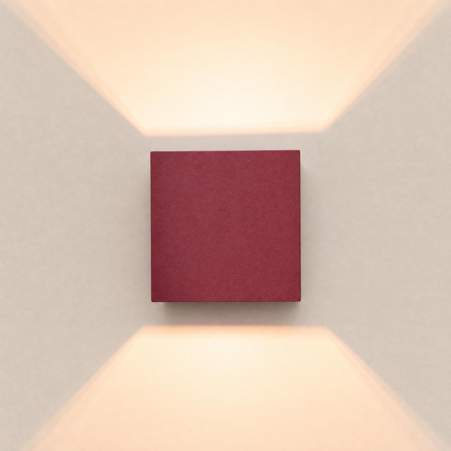 Wall Lamp Quad 1 Burgundy - Thumbnail 5