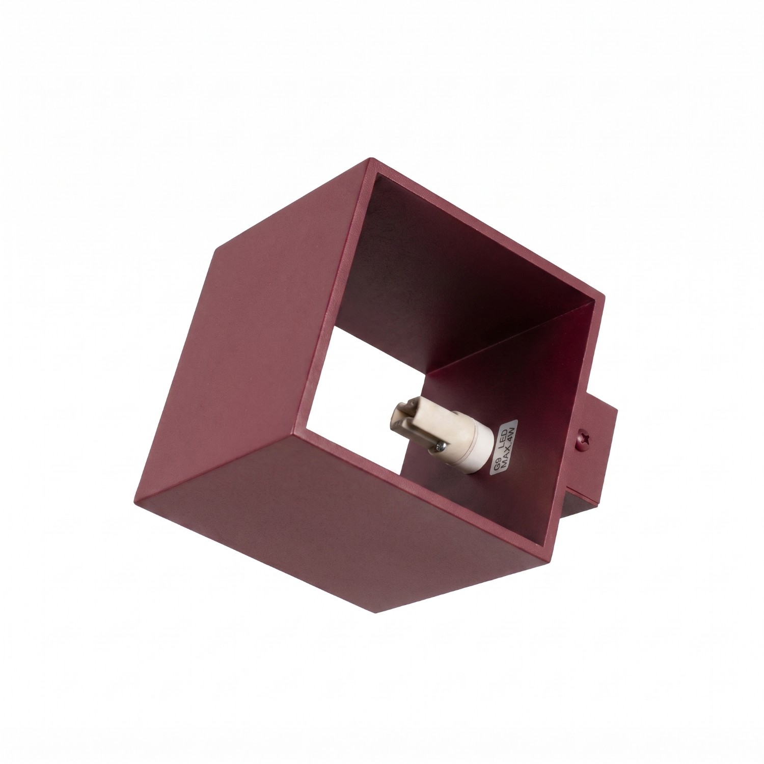 Wall Lamp Quad 1 Burgundy - Thumbnail 7