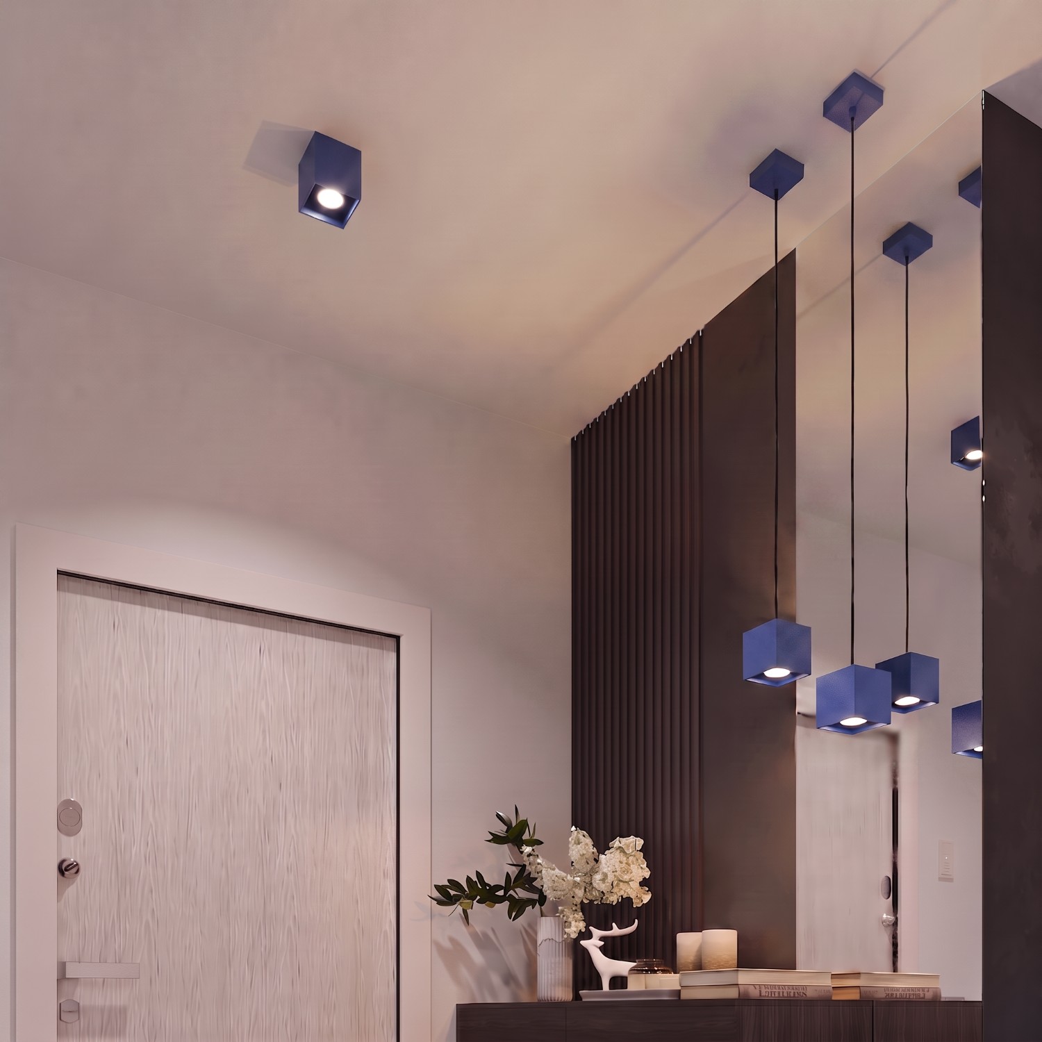 Ceiling Lamp Quad 1 Ultramarine - Thumbnail 12