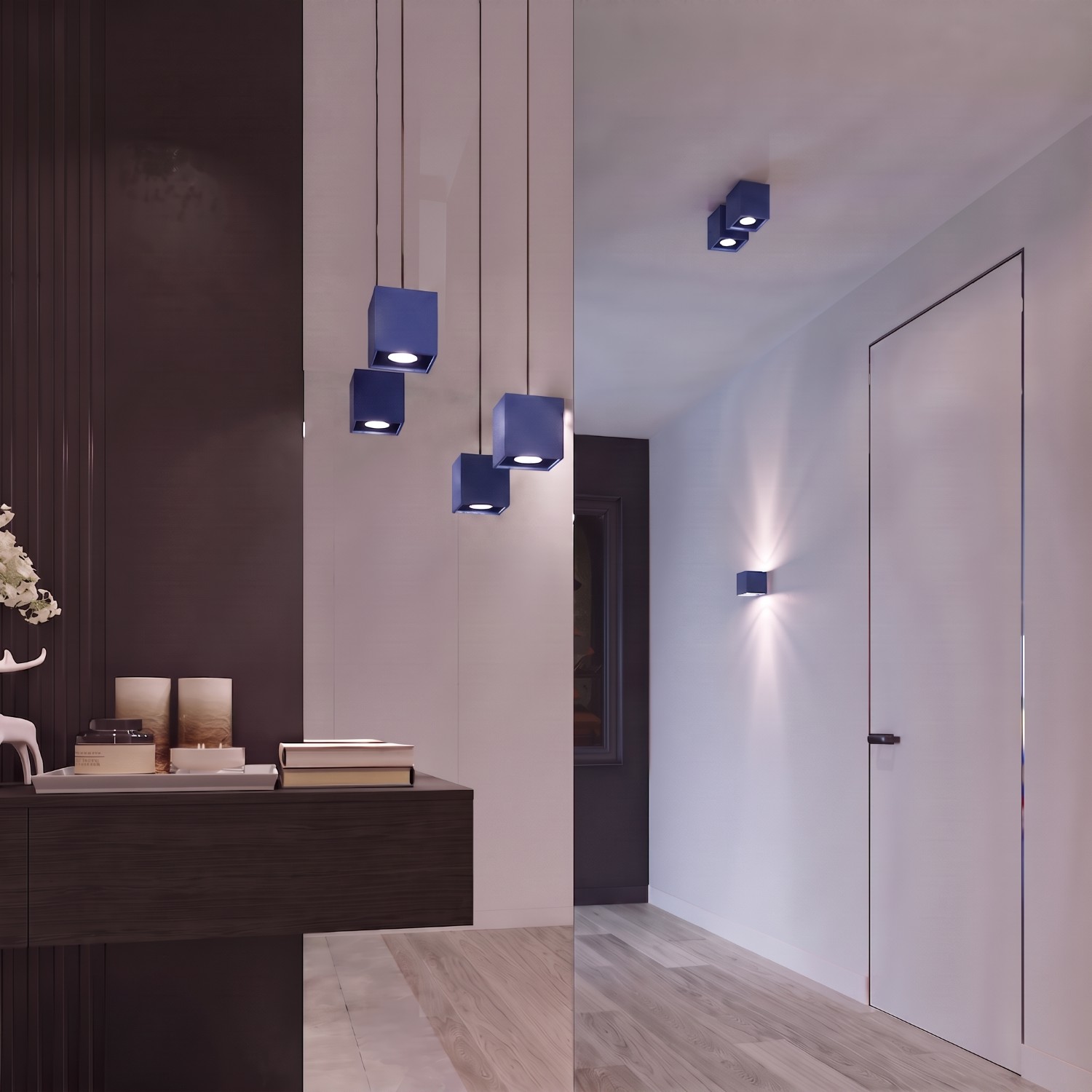 Ceiling Lamp Quad 1 Ultramarine - Thumbnail 14