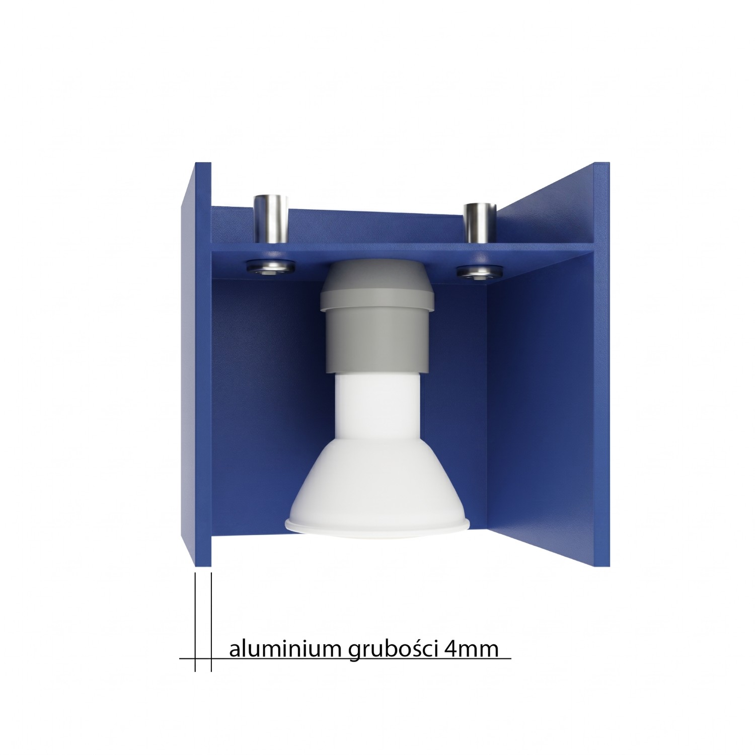Ceiling Lamp Quad 1 Ultramarine - Thumbnail 9