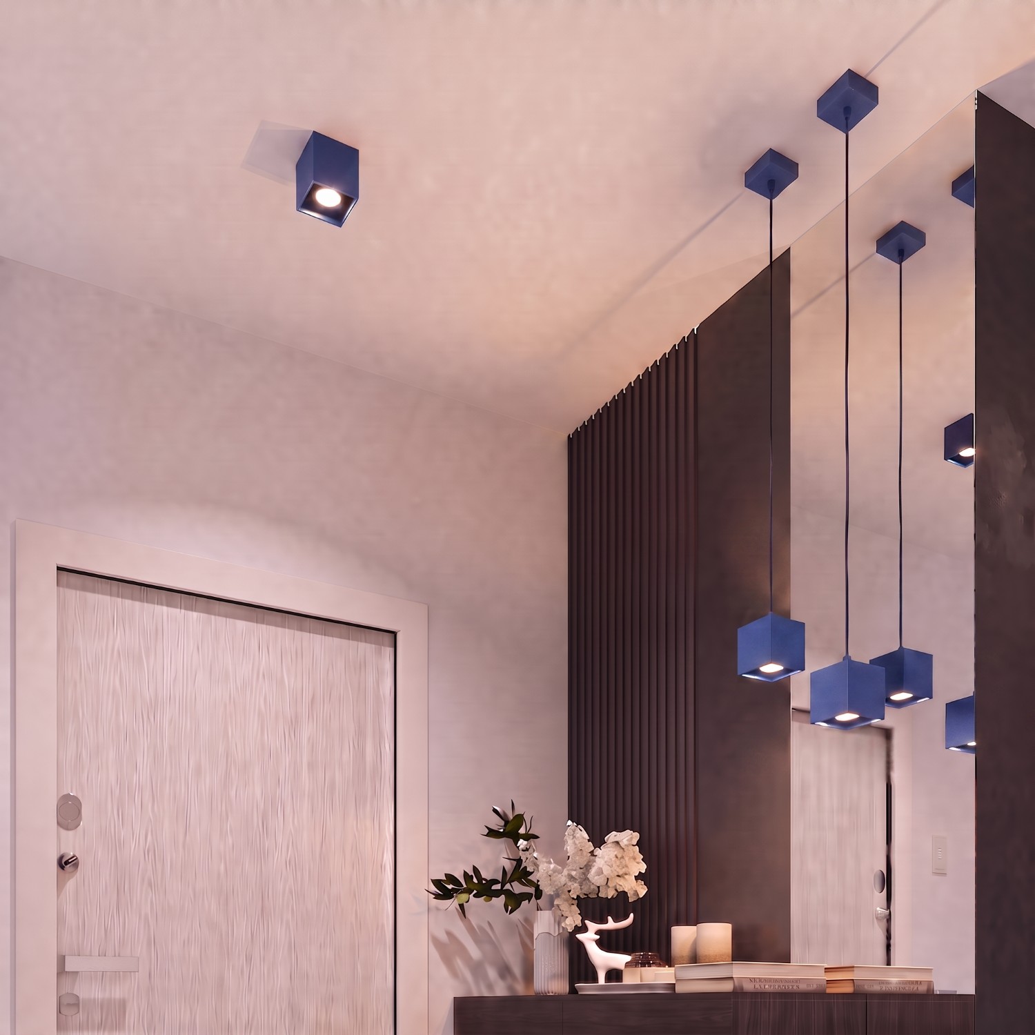 Wall Lamp Quad 1 Ultramarine - Thumbnail 12