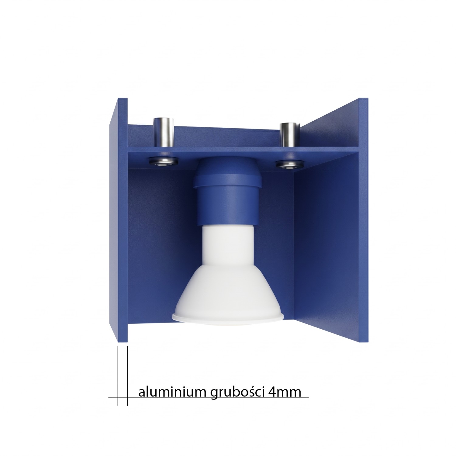 Wall Lamp Quad 1 Ultramarine - Thumbnail 9