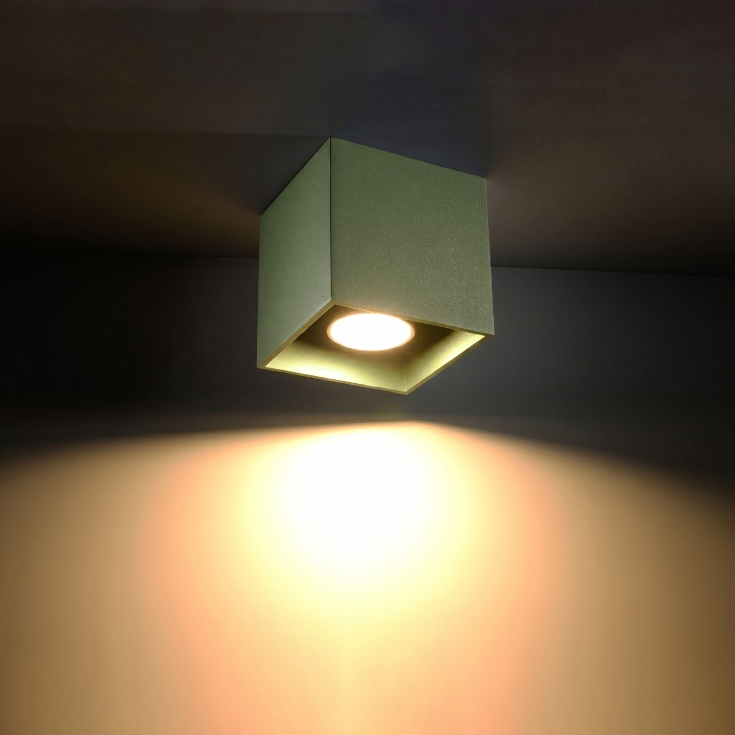 Ceiling Lamp Quad 1 Olive Green - Thumbnail 3