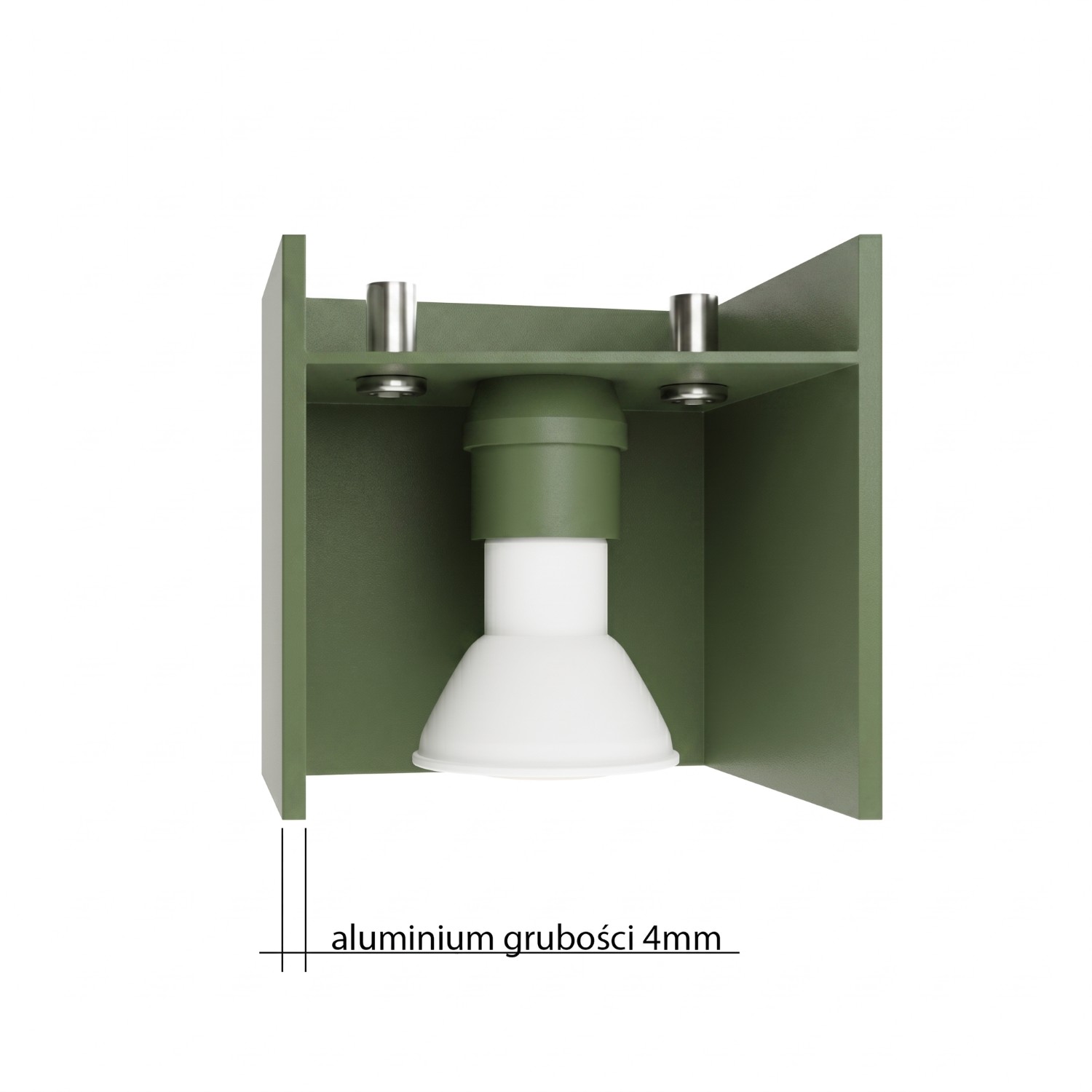 Ceiling Lamp Quad 1 Olive Green - Thumbnail 9