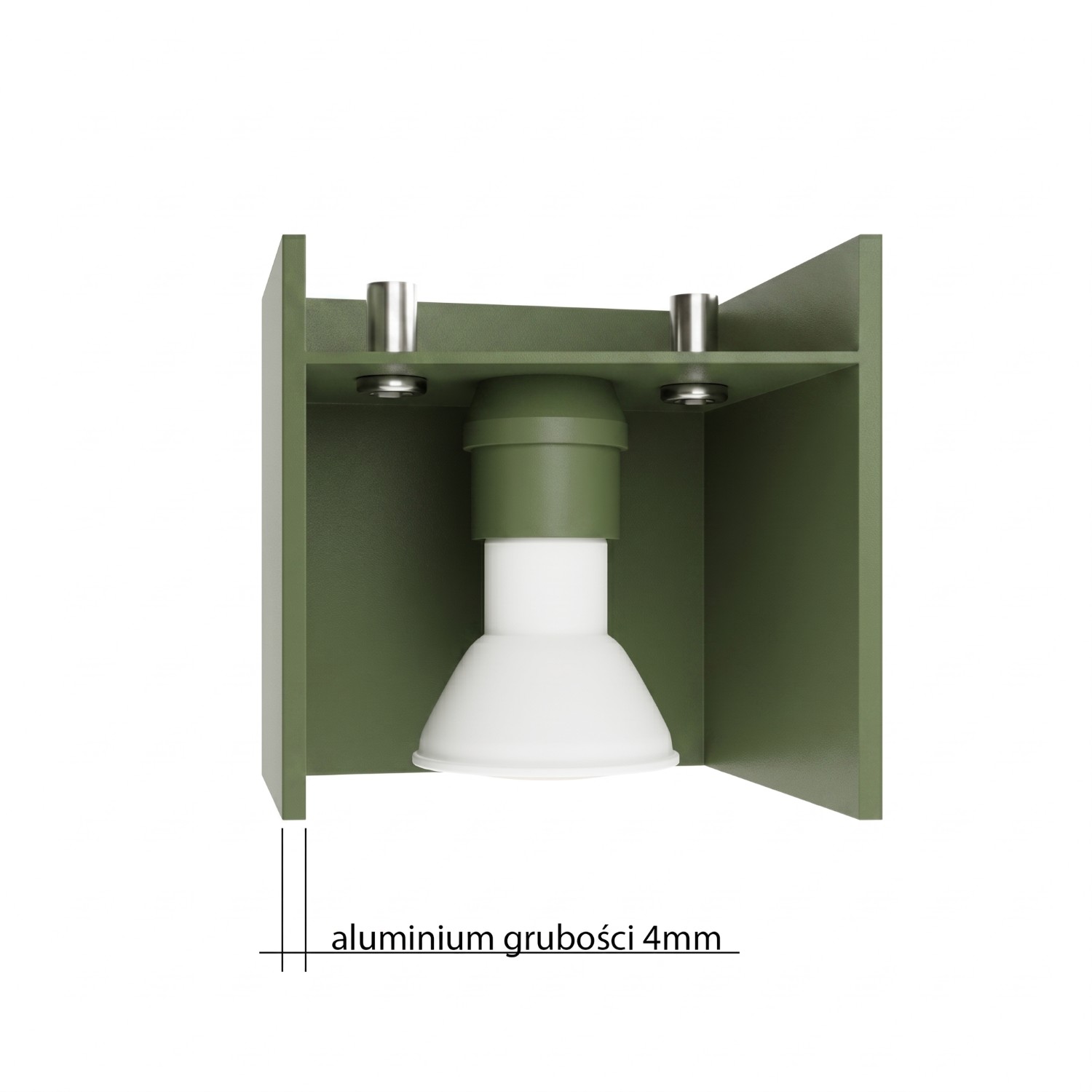 Wall Lamp Quad 1 Olive Green - Thumbnail 9