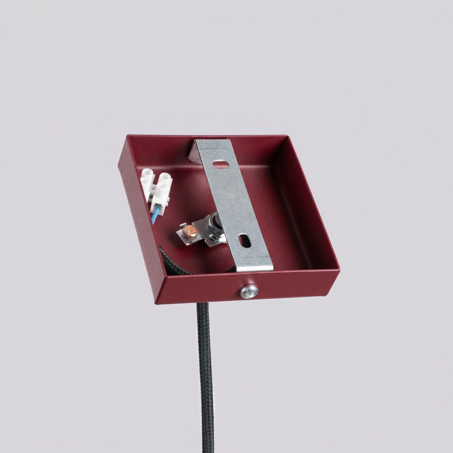 Pendant Lamp Pastelo 1 Burgundy - Thumbnail 5