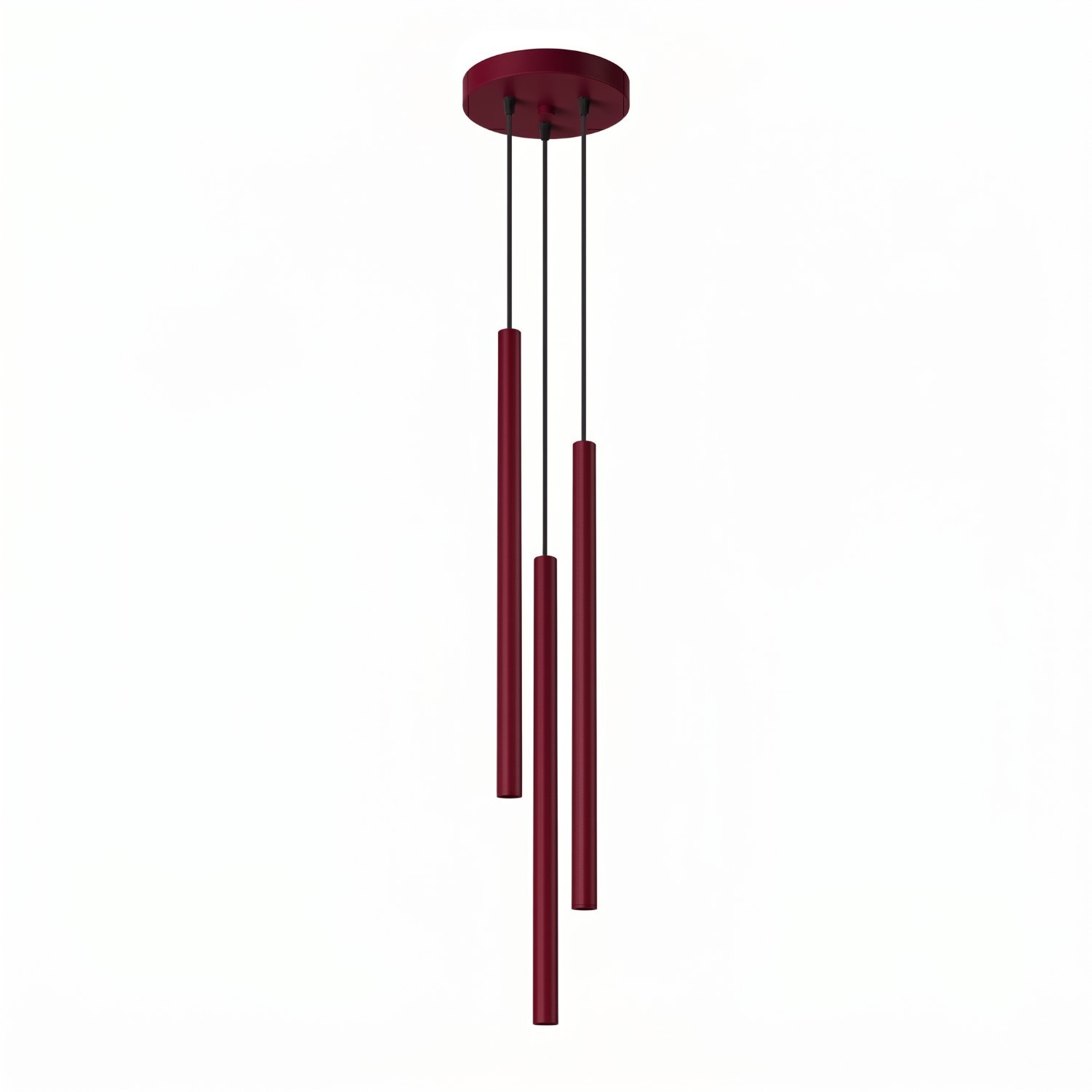Pendant Lamp Pastelo 3P Burgundy