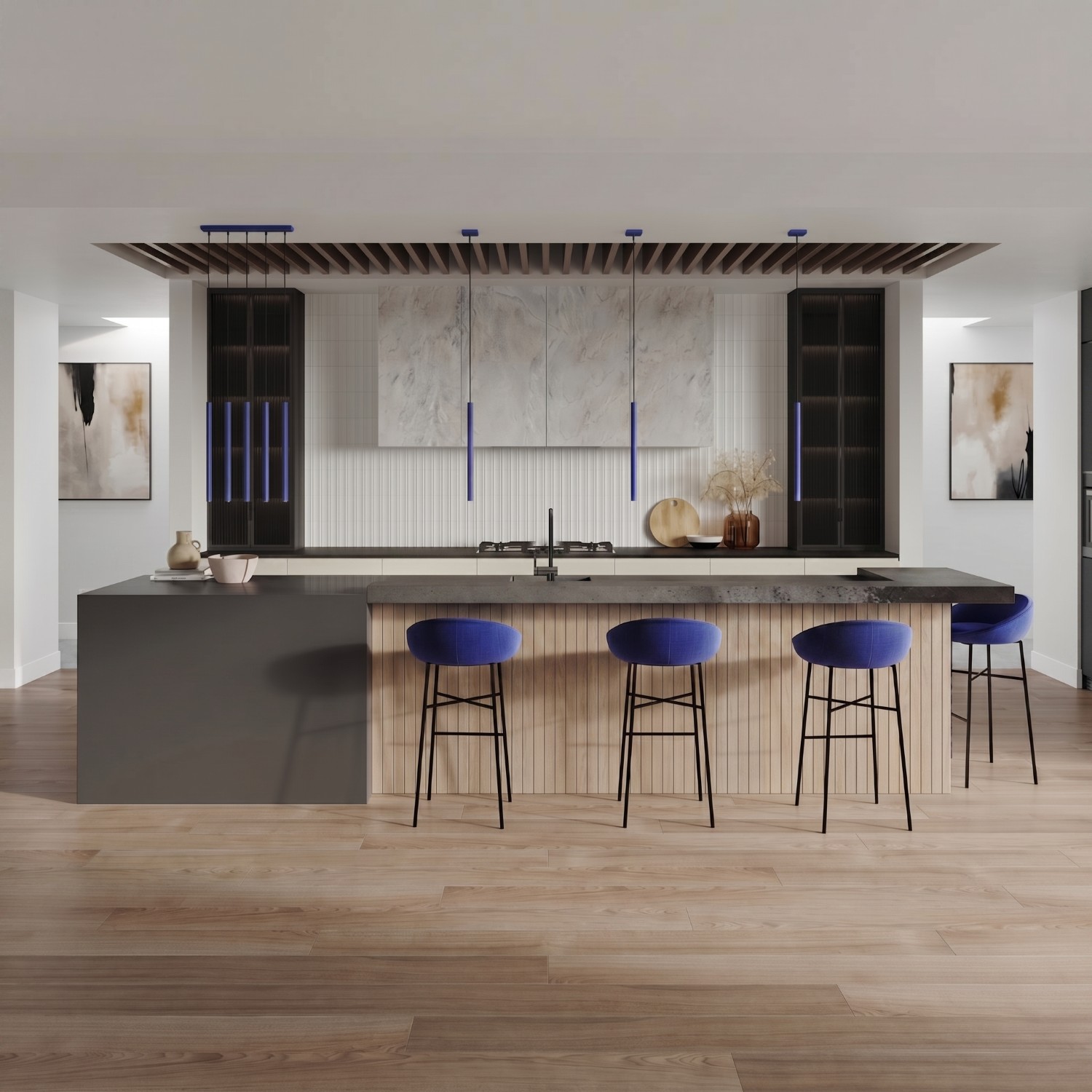 Pendant Lamp Pastelo 1 Ultramarine - Thumbnail 8