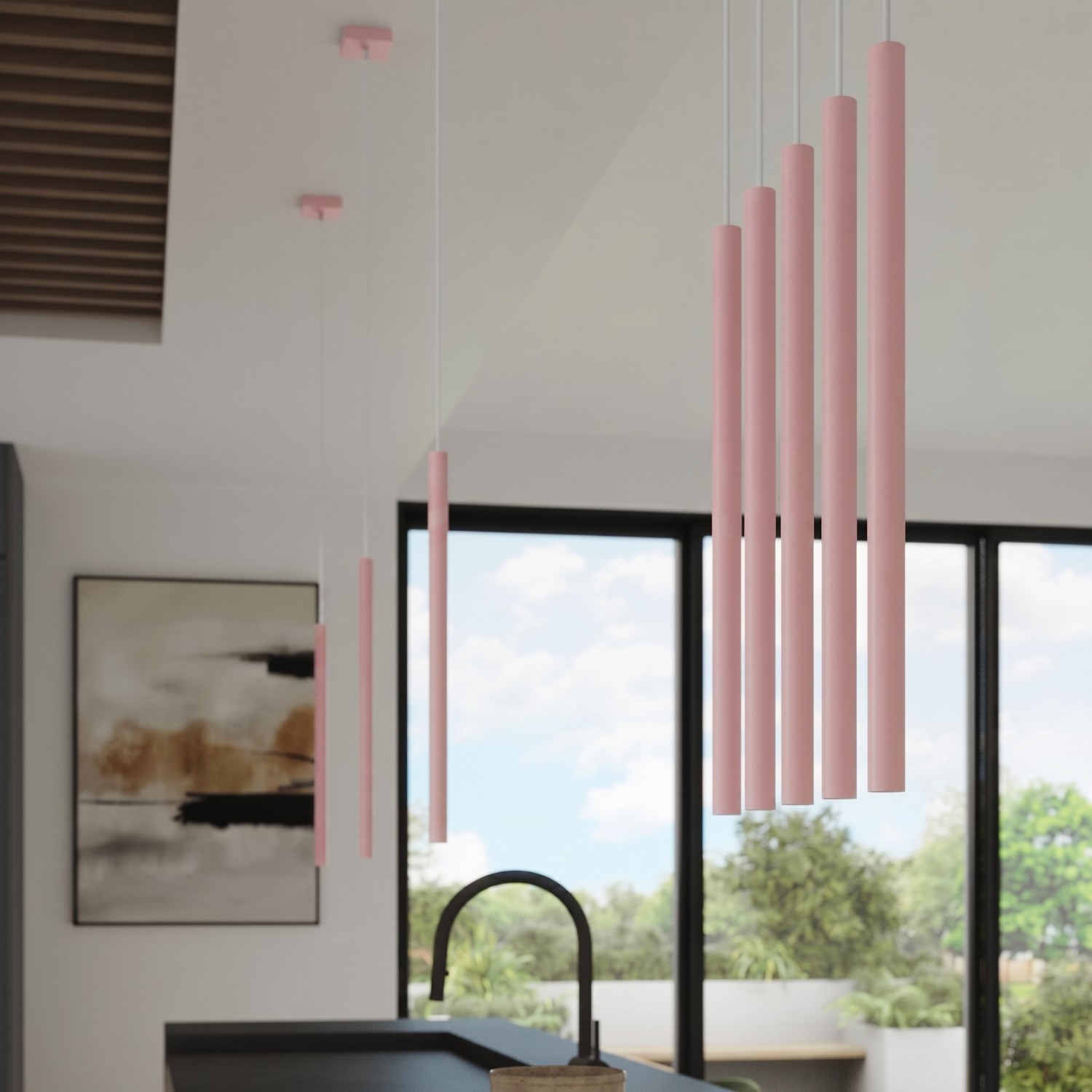Pendant Lamp Pastelo 3P Pink - Thumbnail 9