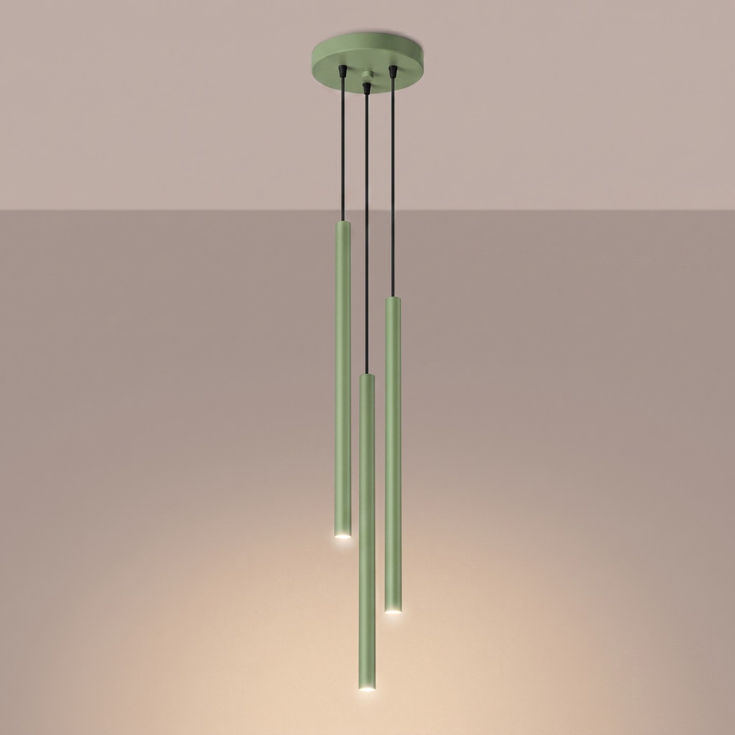 Pendant Lamp Pastelo 3P Sage - Thumbnail 3