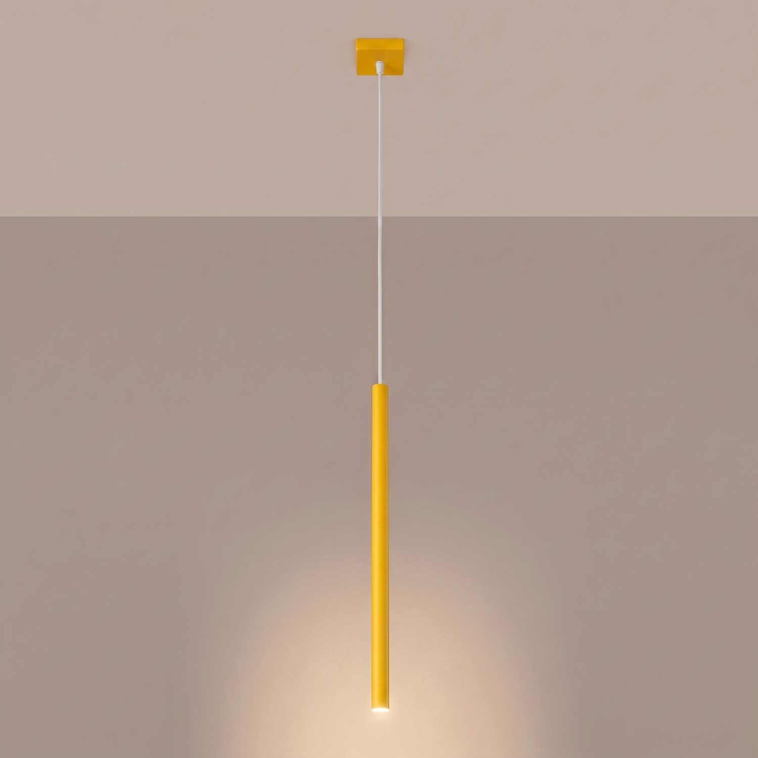 Pendant Lamp Pastelo 1 Yellow - Thumbnail 3