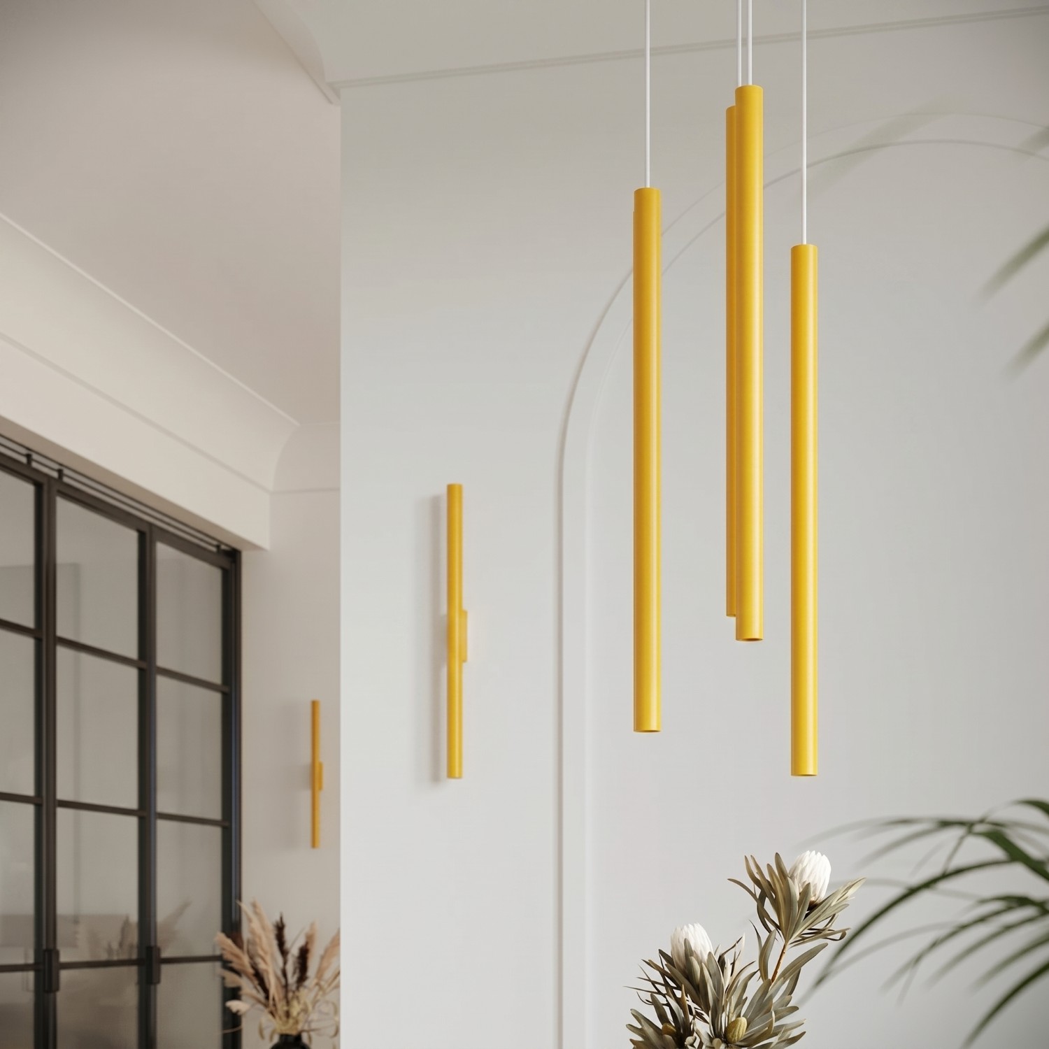 Pendant Lamp Pastelo 3P Yellow - Thumbnail 9