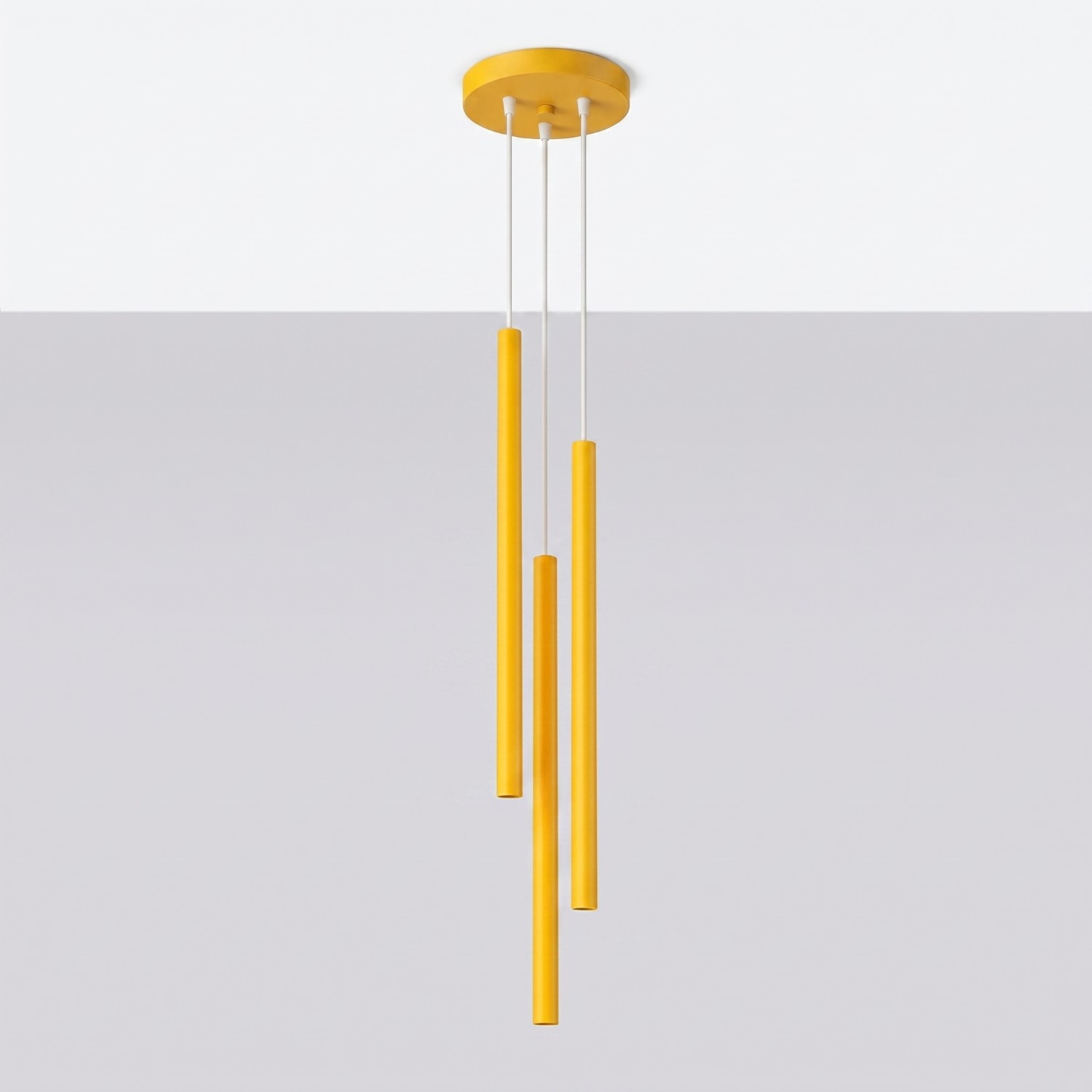 Pendant Lamp Pastelo 3P Yellow - Thumbnail 2