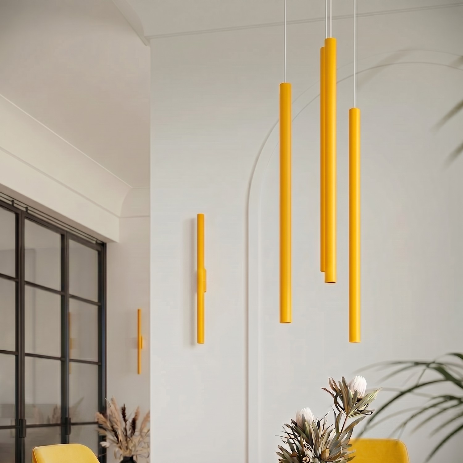 Wall Lamp Pastelo 2 Yellow - Thumbnail 9
