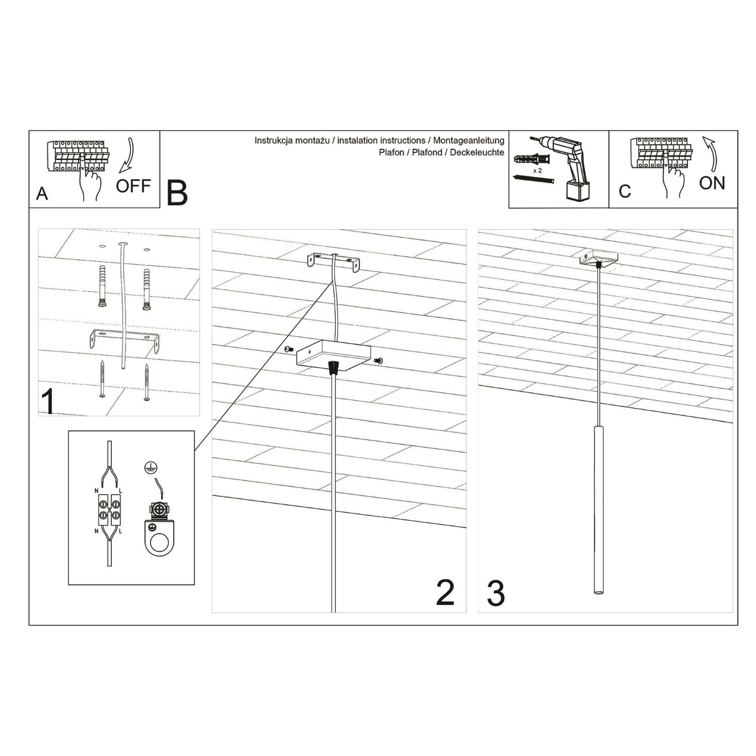 Pendant Lamp Pastelo 1 Red - Thumbnail 7