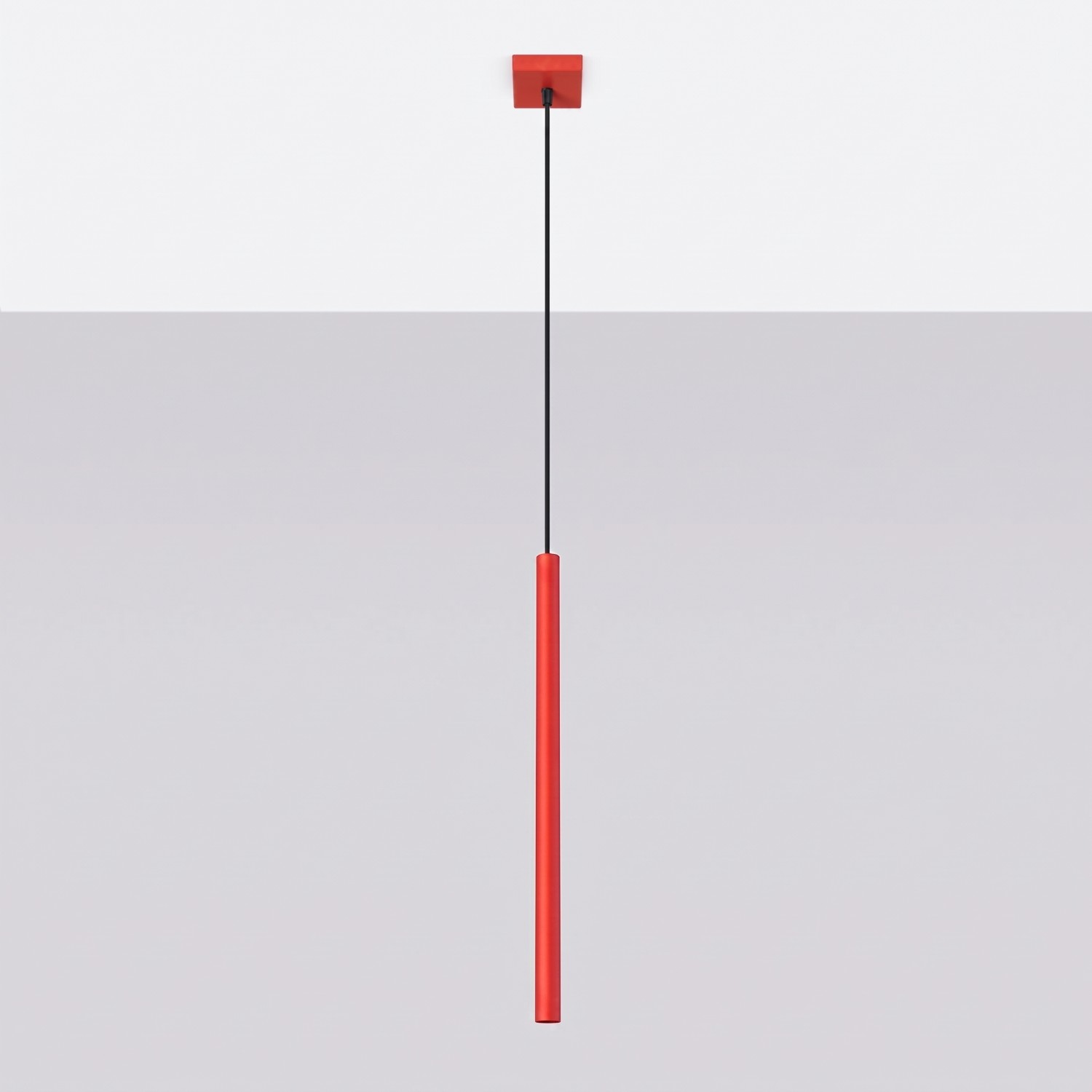 Pendant Lamp Pastelo 1 Red - Thumbnail 2